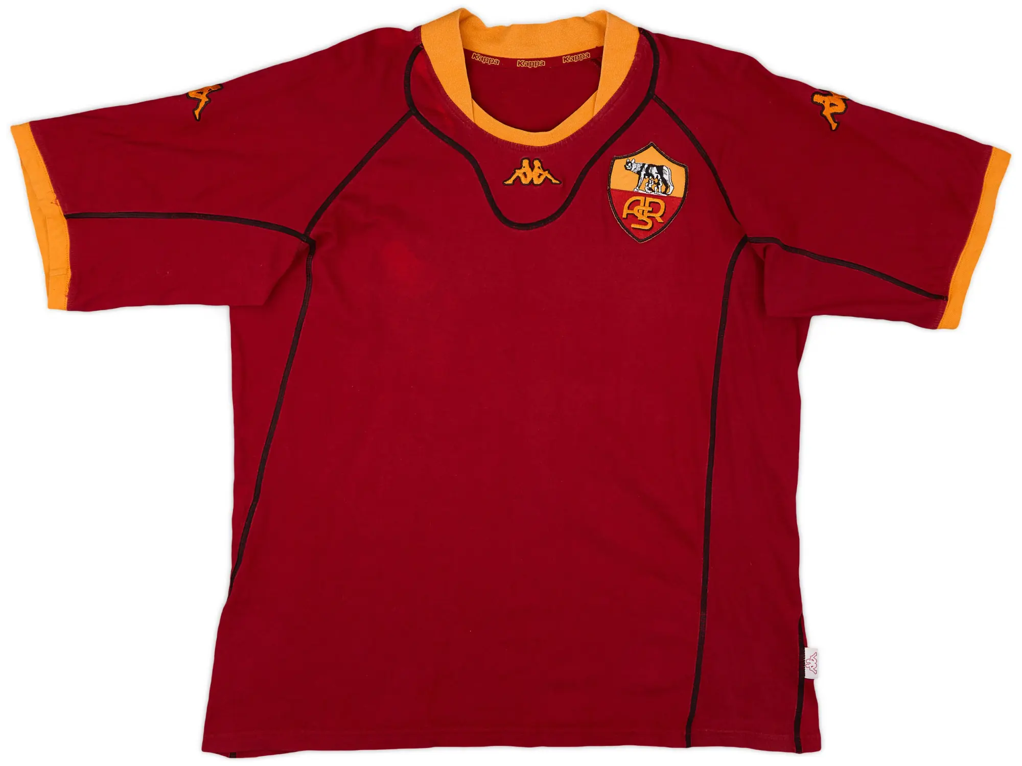 2001-02 Roma Kappa Cotton Tee - 6/10 - (XL)