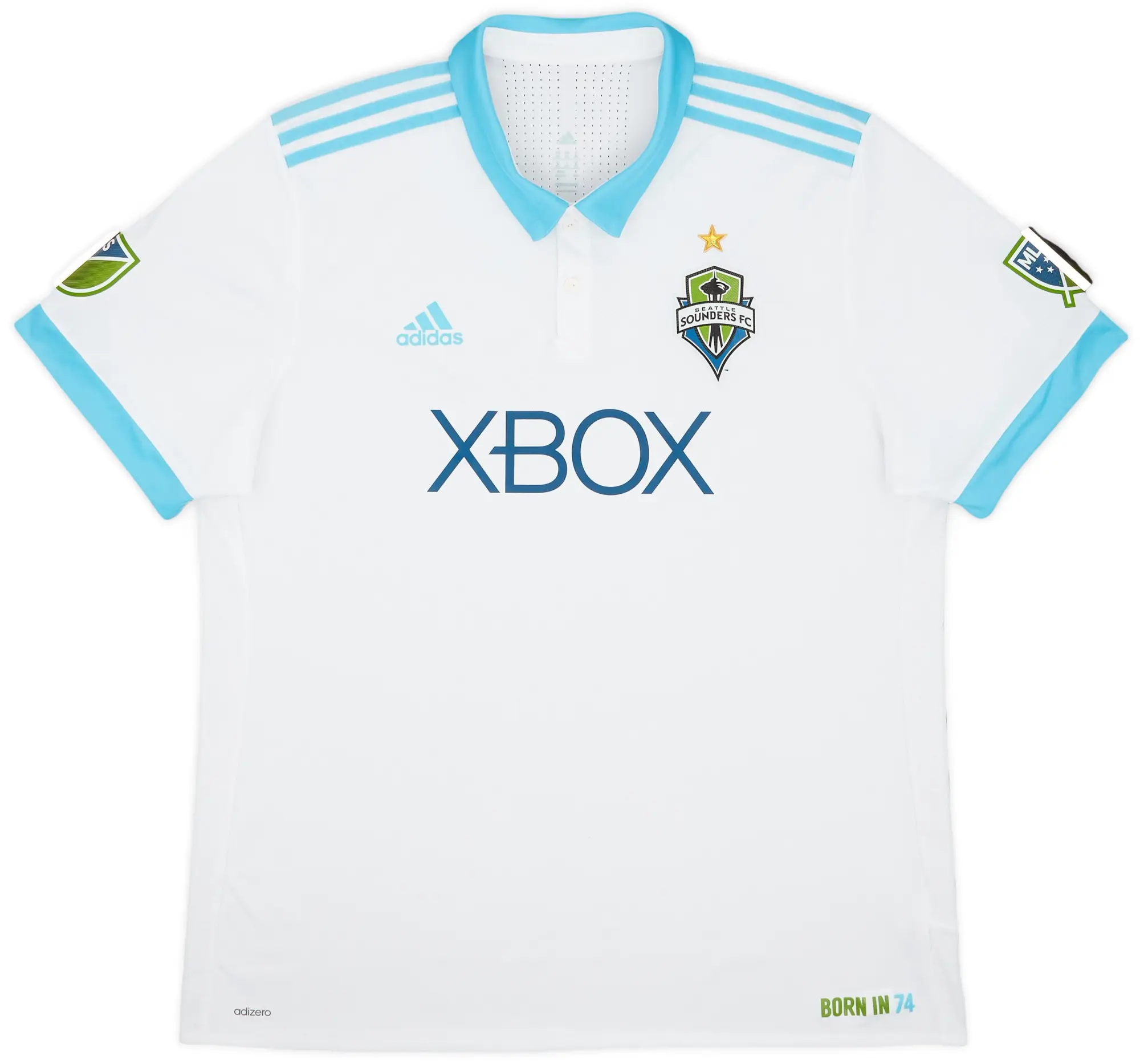 adidas 2017-18 Seattle Sounders Authentic Away Shirt - 9/10 - (XXL)