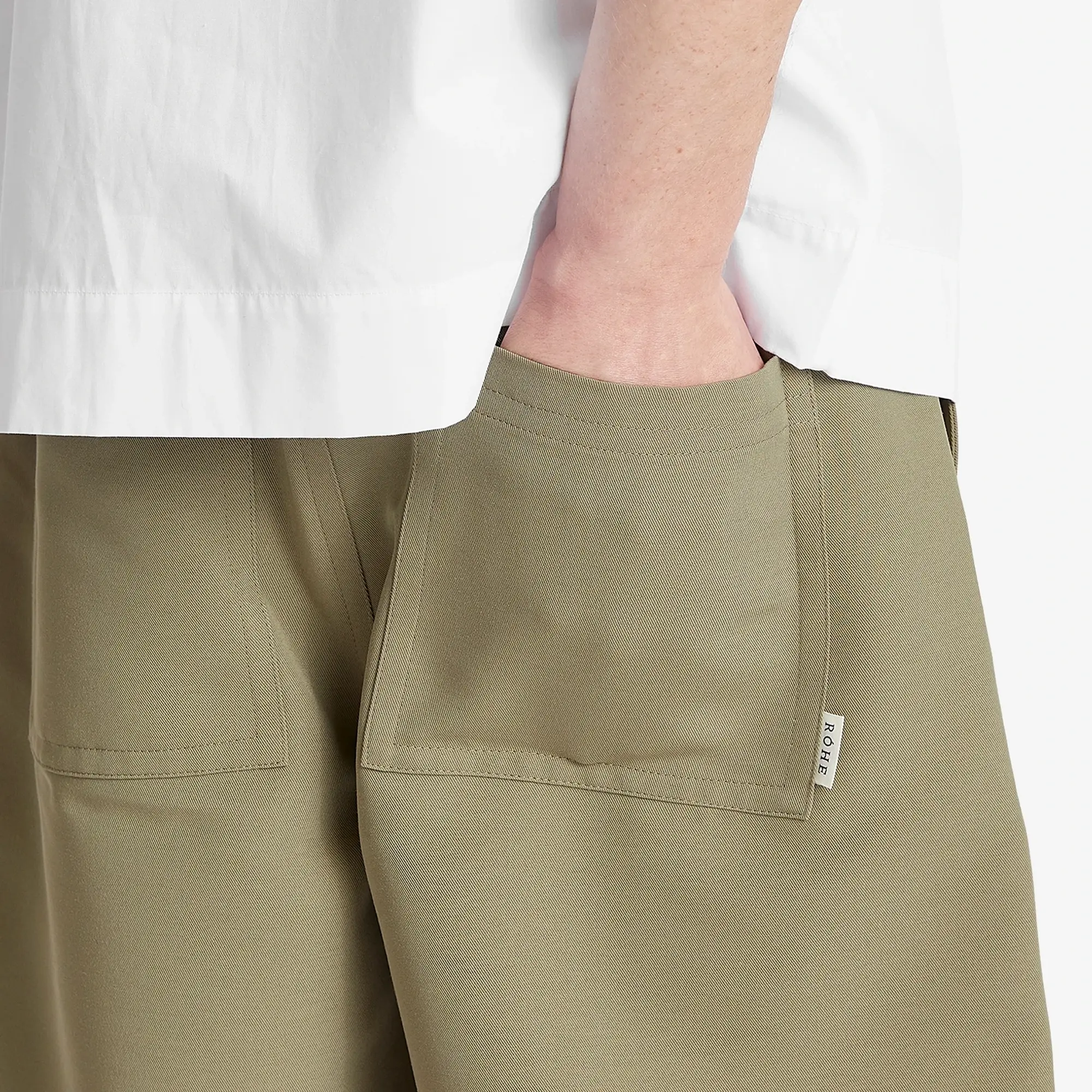 Róhe Men's Utility Shorts Sage