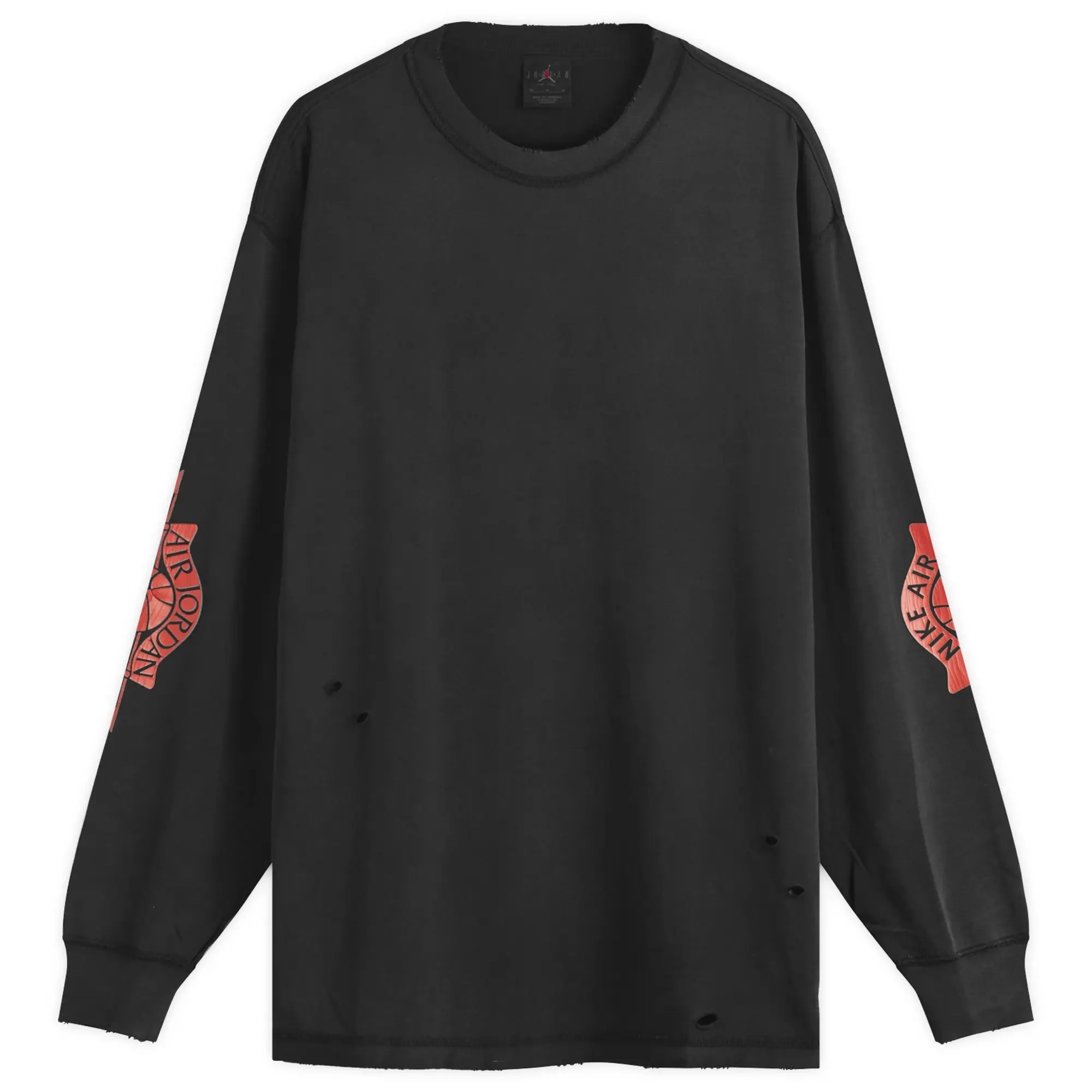 Nike Jordan Air Jordan Men's Rair Air 85' Long Sleeve T-Shirt Black/Chile Red