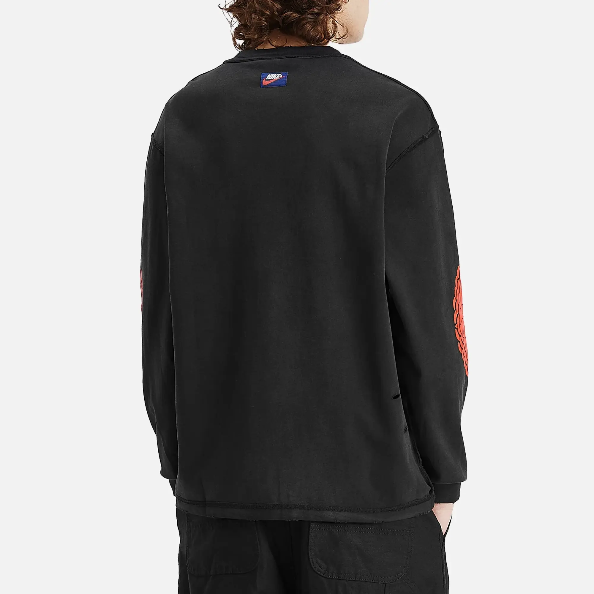 Nike Jordan Air Jordan Men's Rair Air 85' Long Sleeve T-Shirt Black/Chile Red