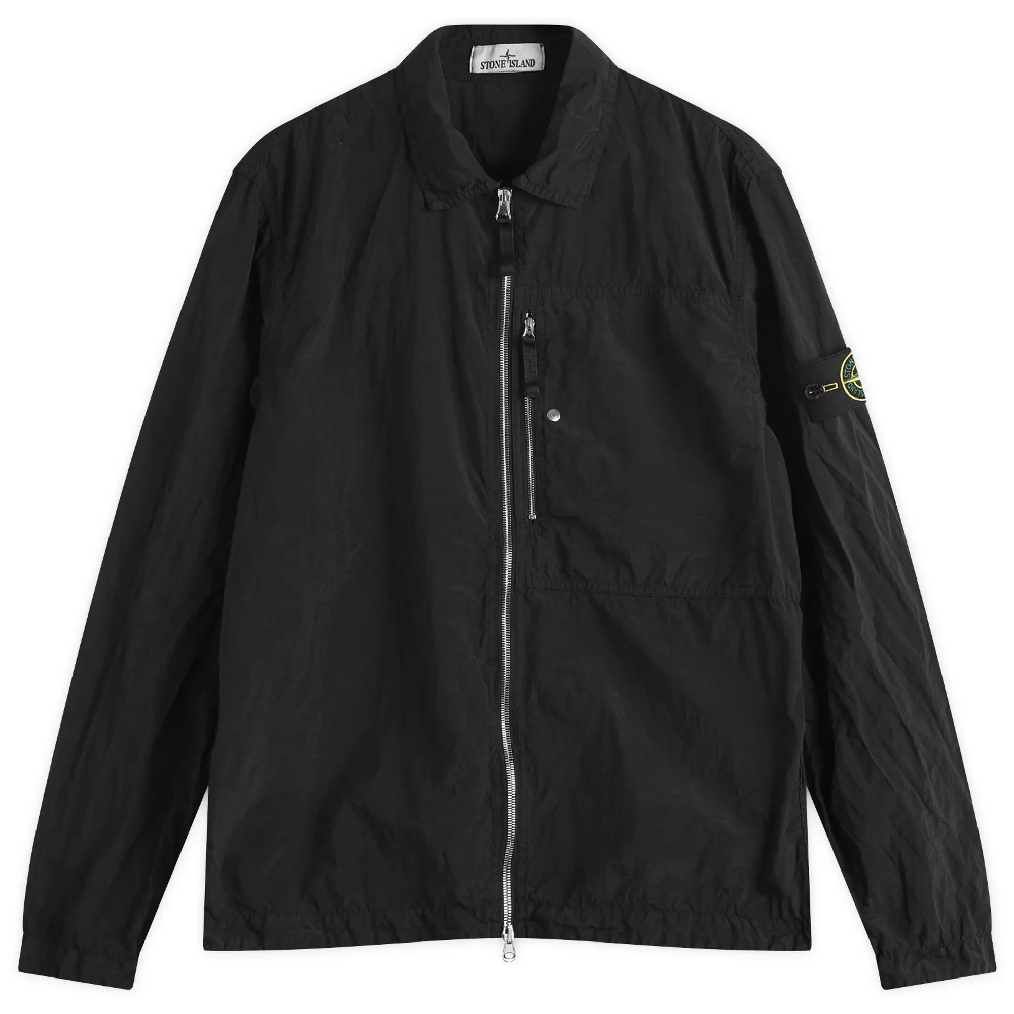 Stone Island Men's Nylon Metal Shirt Jacket Black