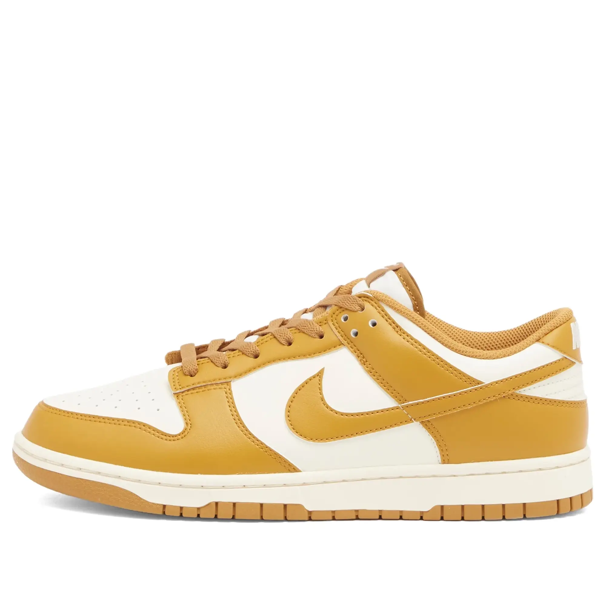 Nike Men's Dunk Low Retro Sneaker Ivory Wheat/White