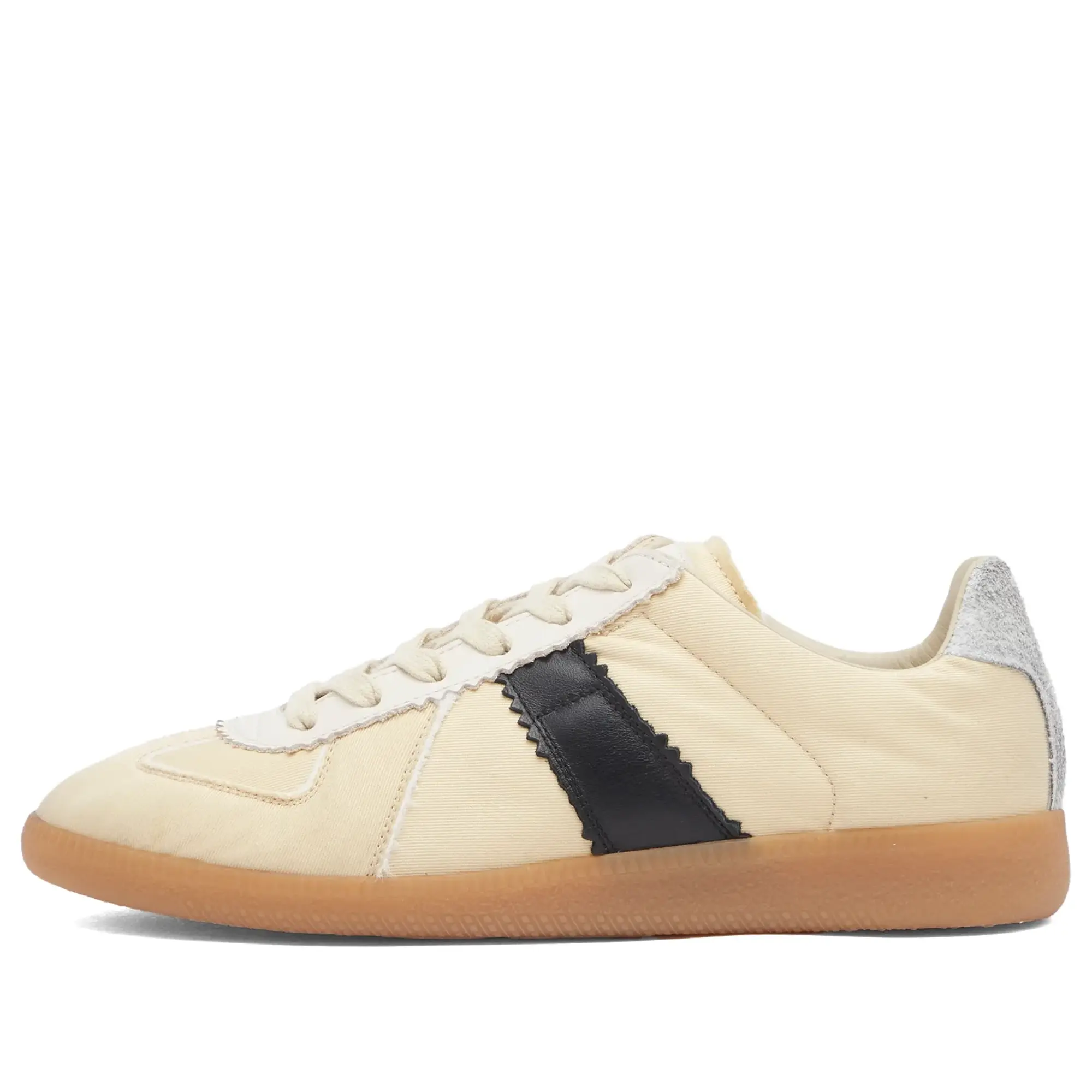 Maison Margiela Men's Replica Sneaker Black Vintage/Yellow Vintage