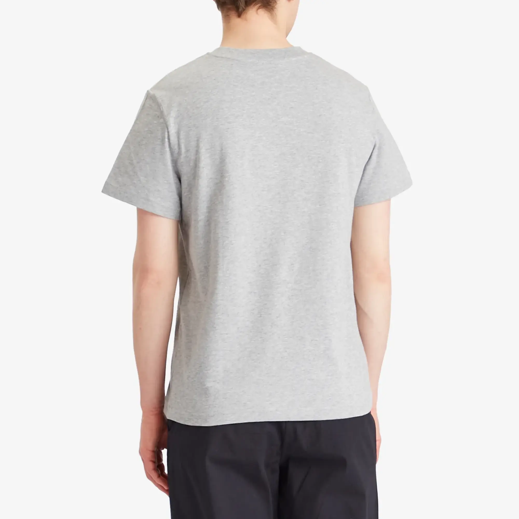 A.P.C. Men's Auguste Nature Logo T-Shirt Heathered Grey