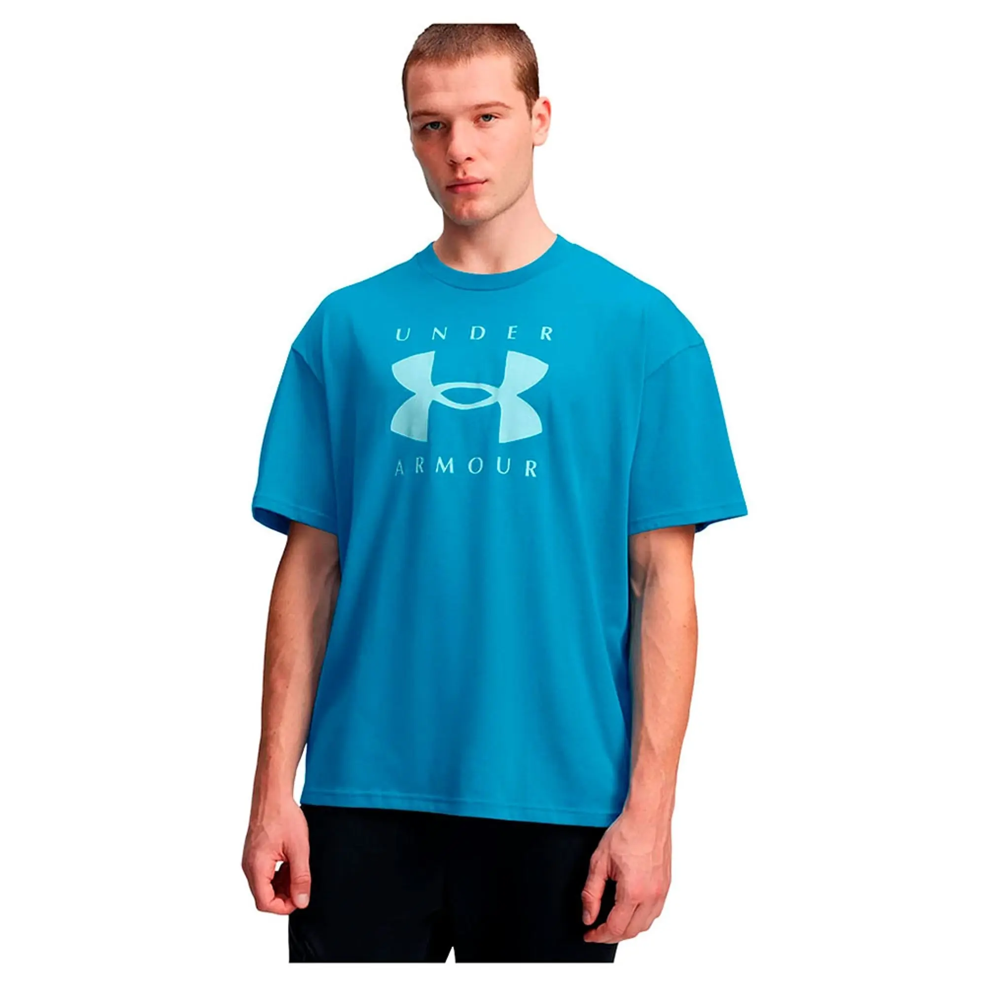 Under Armour Heavyweight Oversized Branded Short Sleeve T-shirt