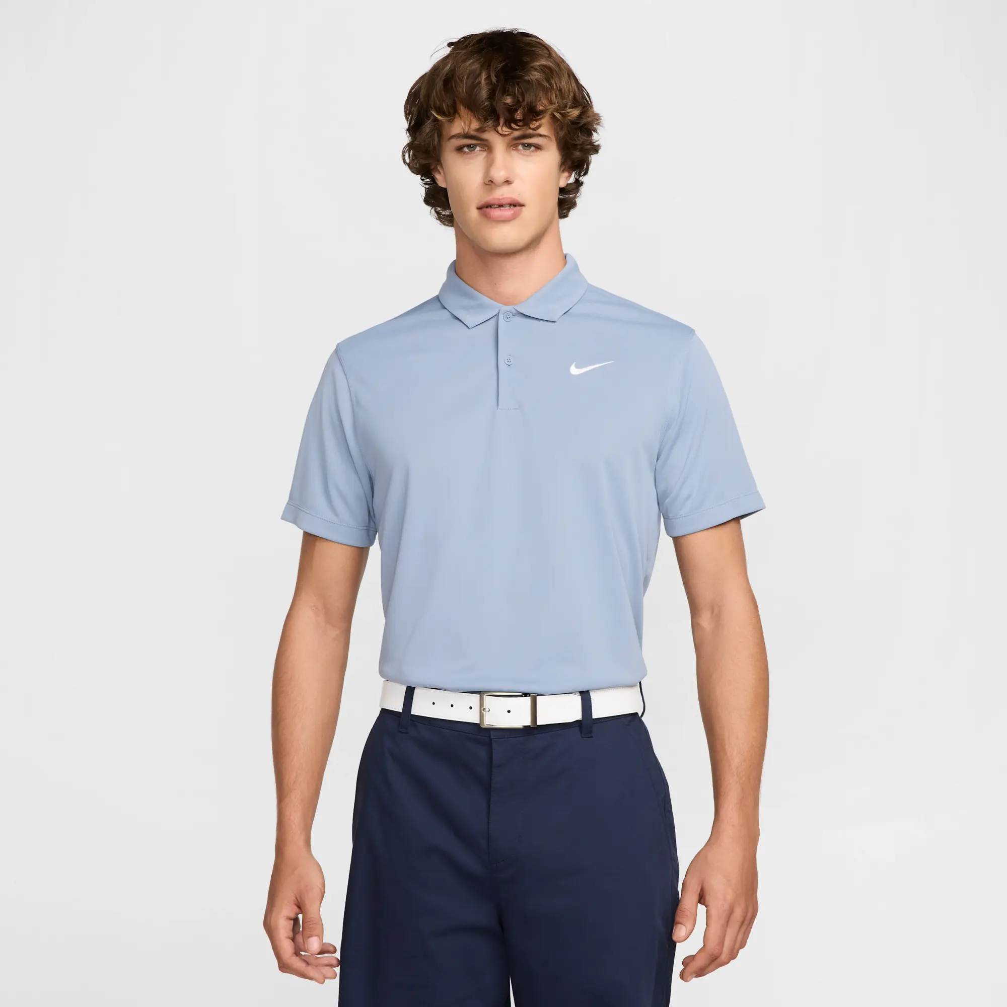 NikeCourt Dri-FIT Men's Tennis Polo - Blue - Polyester