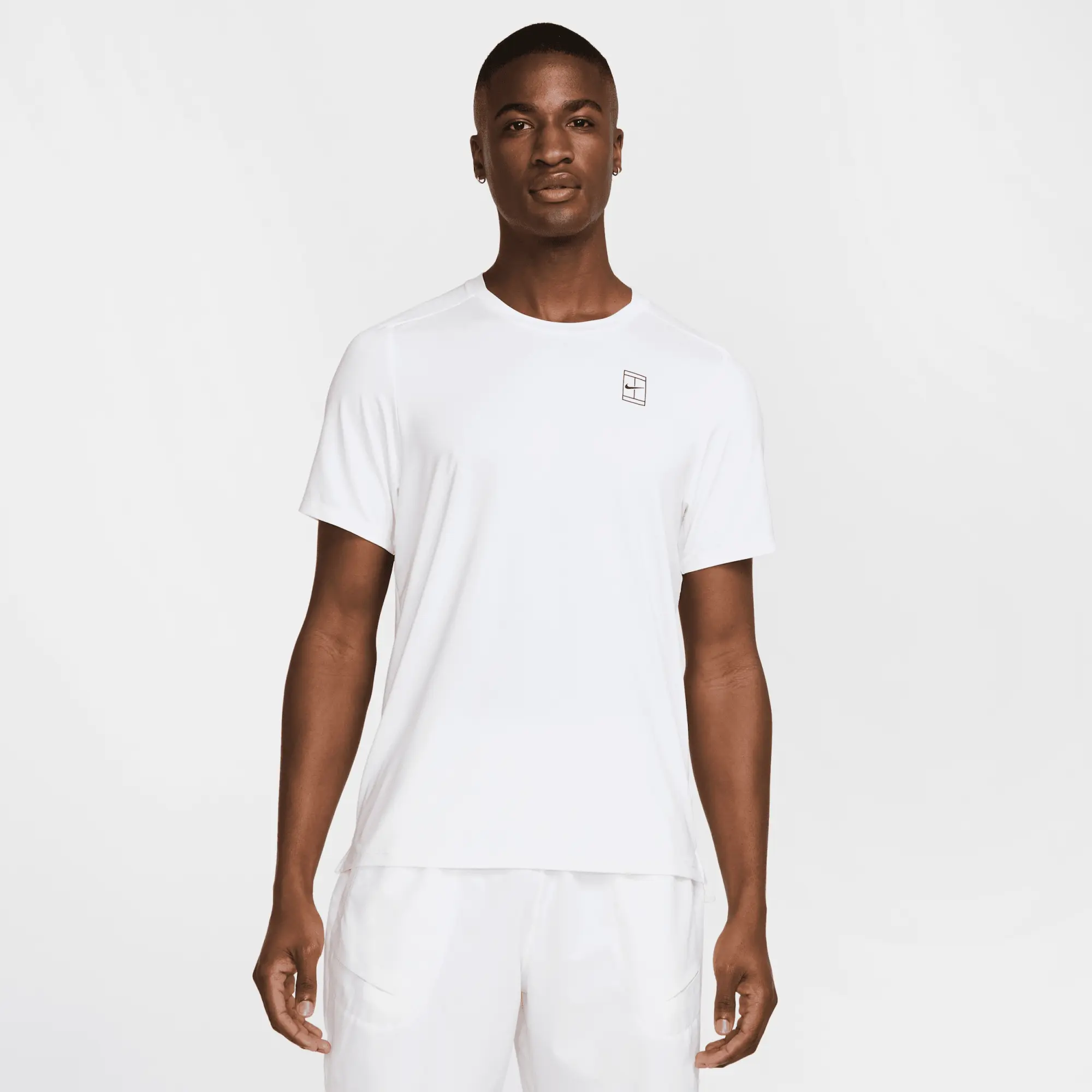 NikeCourt Advantage Men's Top - White - Polyester/Elastane