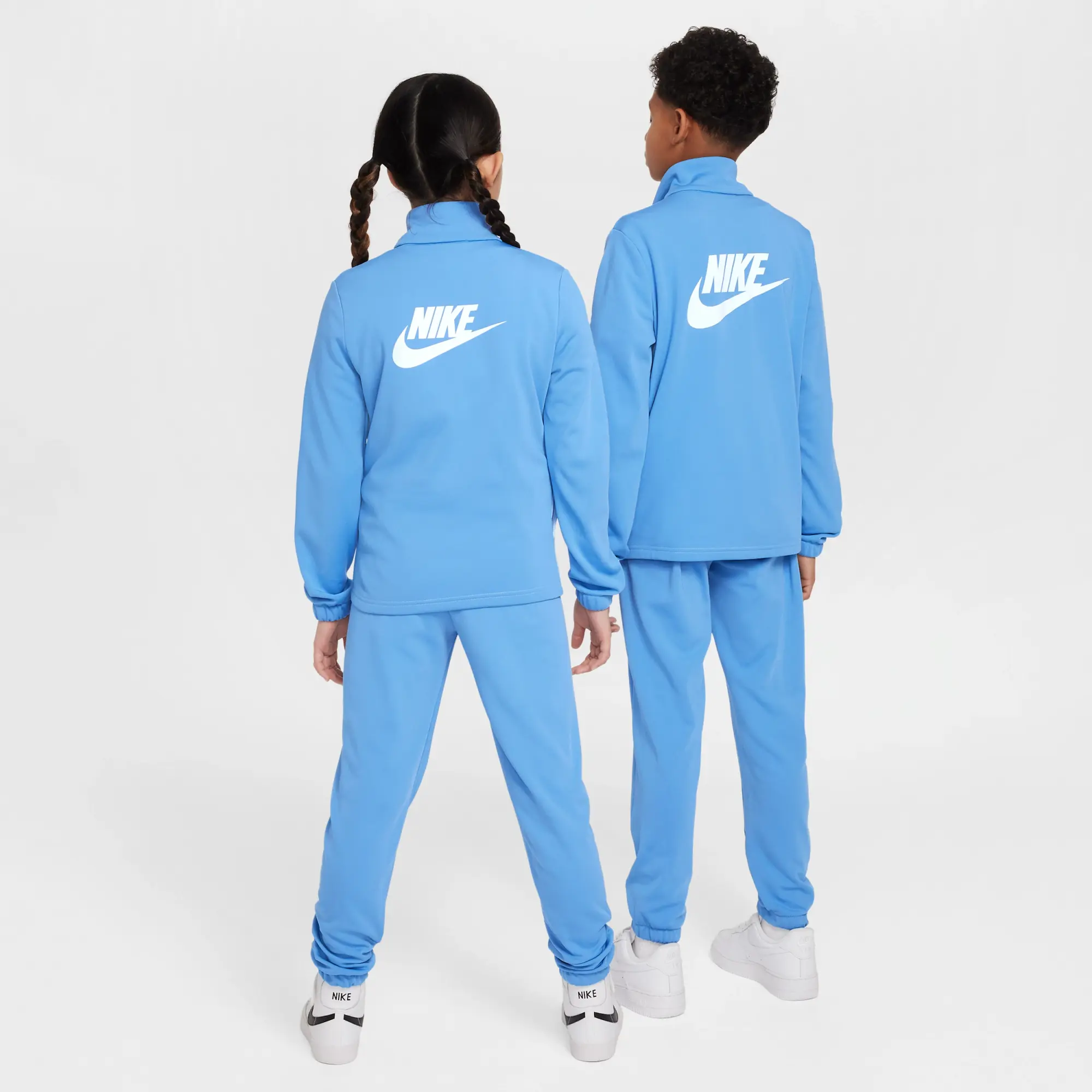 Nike Sportswear Older Kids' Tracksuit - Blue - Polyester
