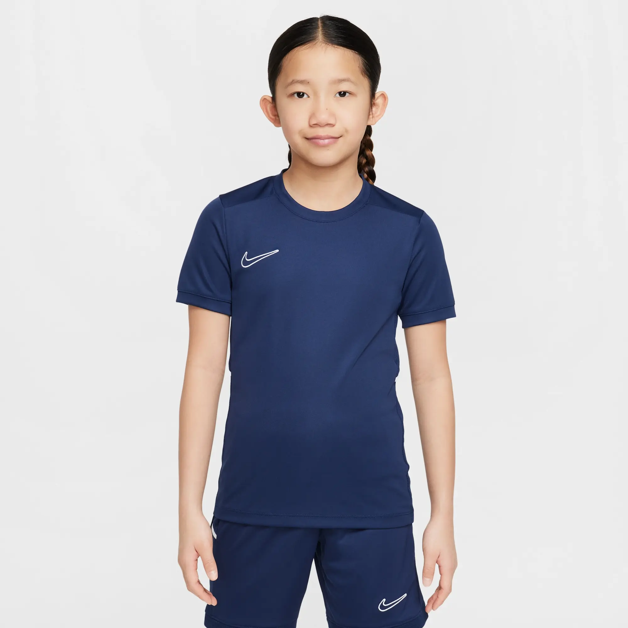 Nike Academy Older Kids' Dri-FIT Football Top - Blue - Polyester