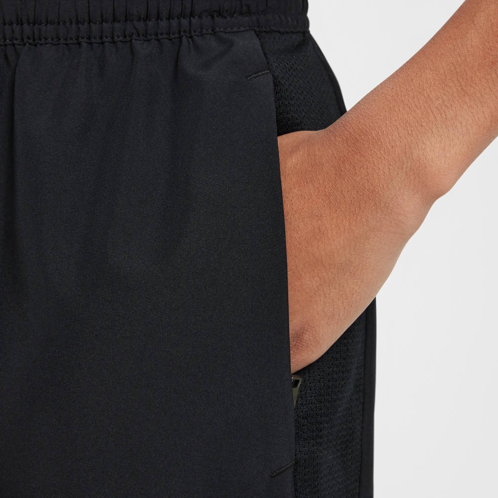 Nike Academy Older Kids' Dri-FIT Football Tracksuit Bottoms - Black - Polyester