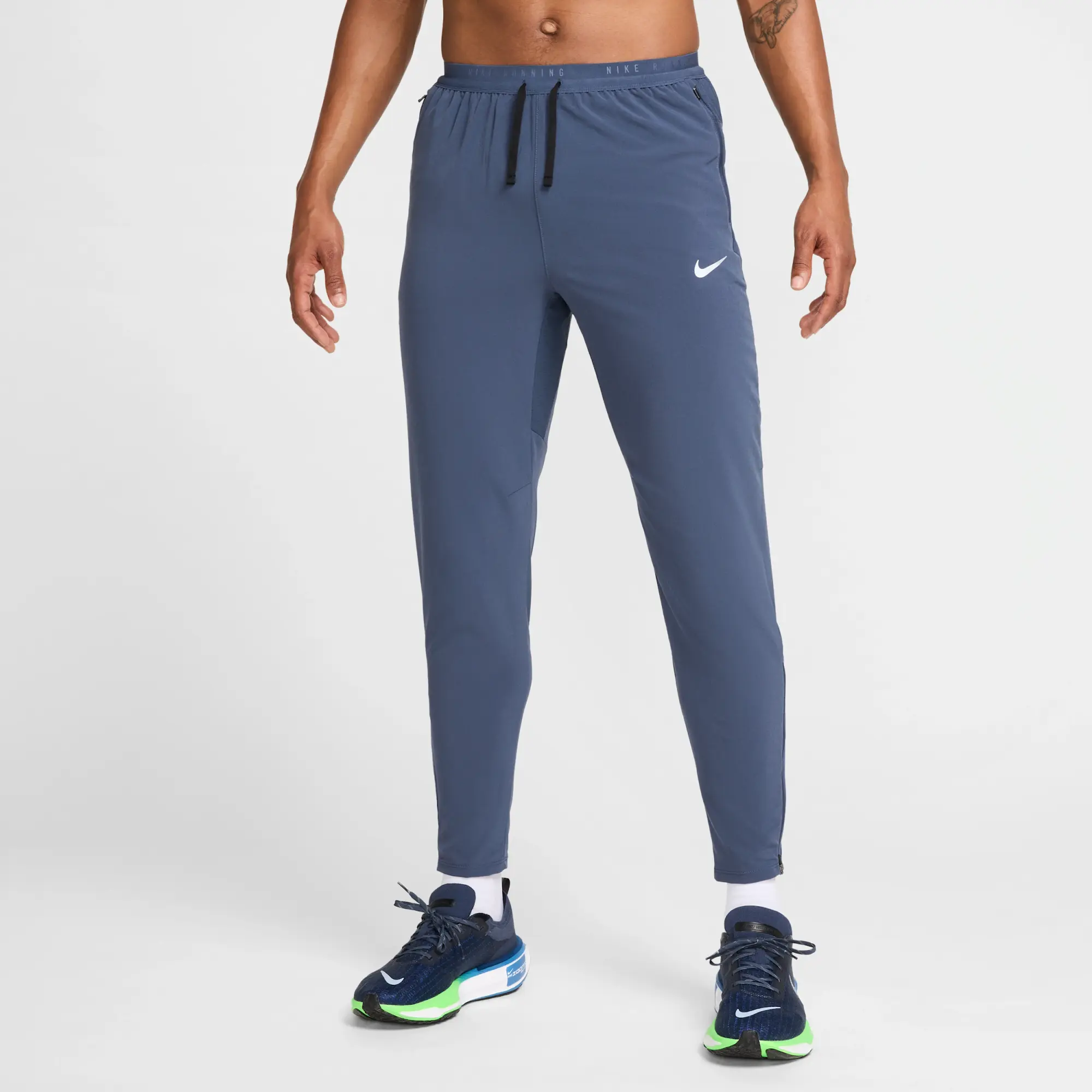Nike Stride Men's Dri-FIT Woven Running Trousers - Blue - Polyester/Elastane