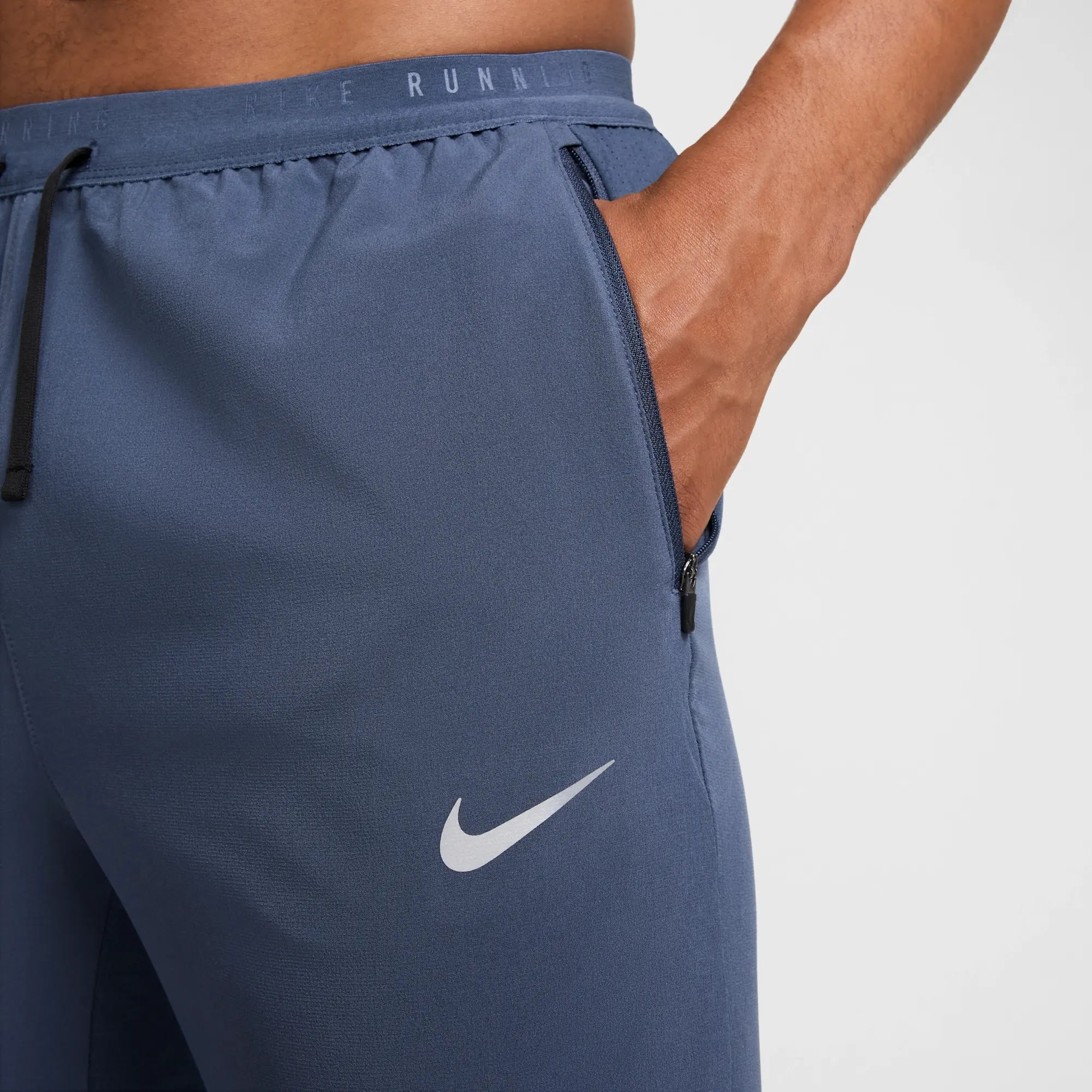 Nike Stride Men's Dri-FIT Woven Running Trousers - Blue - Polyester/Elastane