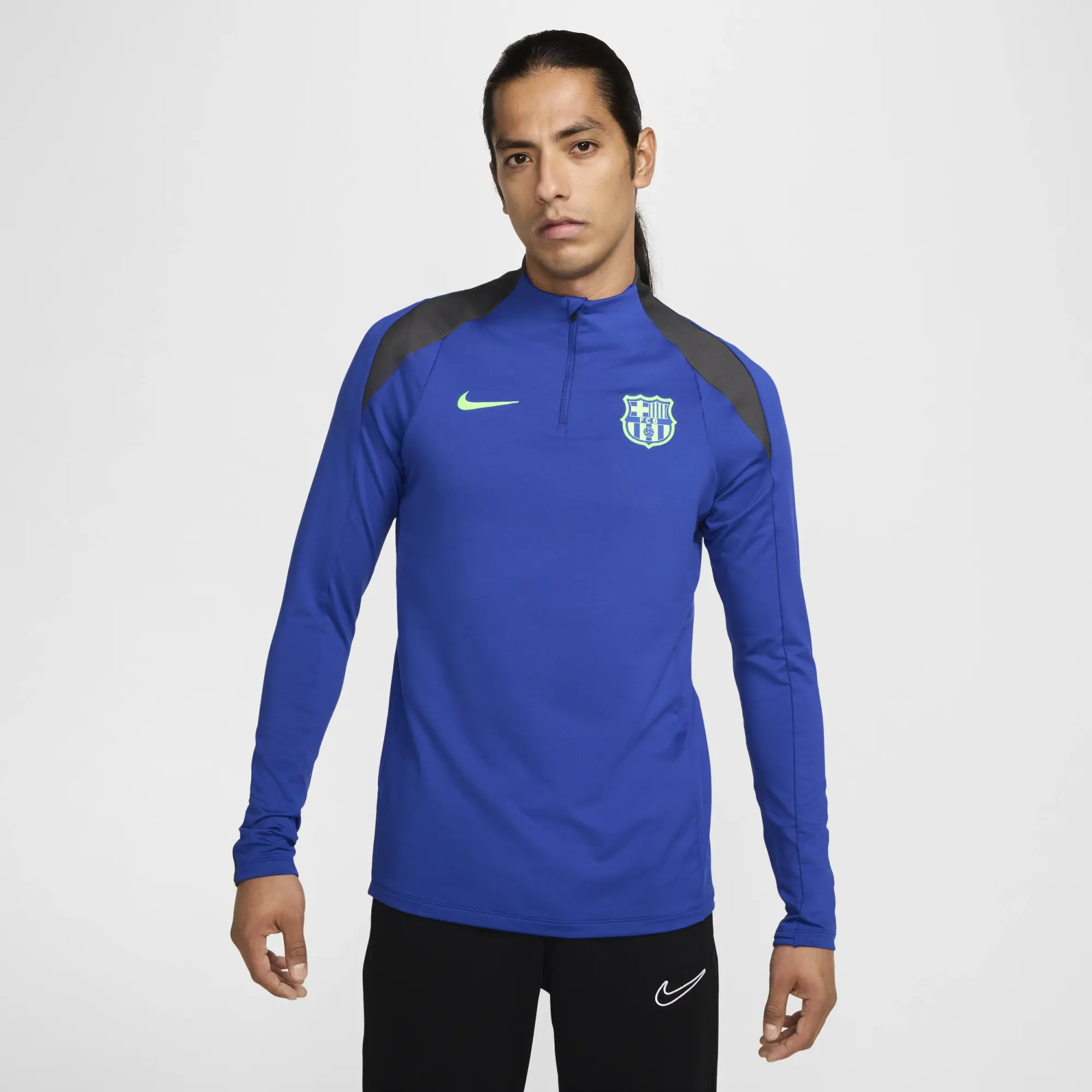 F.C. Barcelona Strike Third Men's Nike Dri-FIT Football Drill Top - Blue - Polyester/Elastane