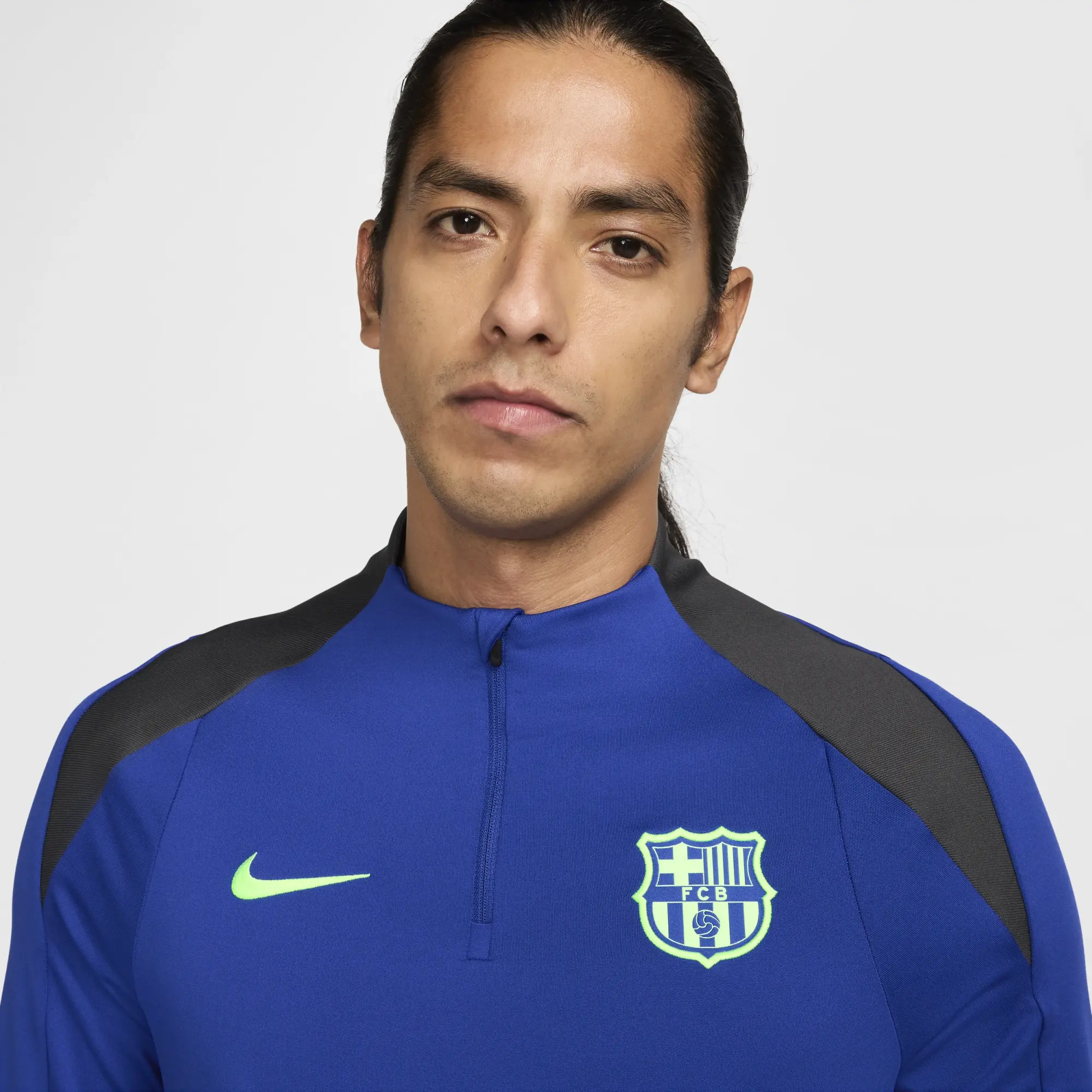 F.C. Barcelona Strike Third Men's Nike Dri-FIT Football Drill Top - Blue - Polyester/Elastane