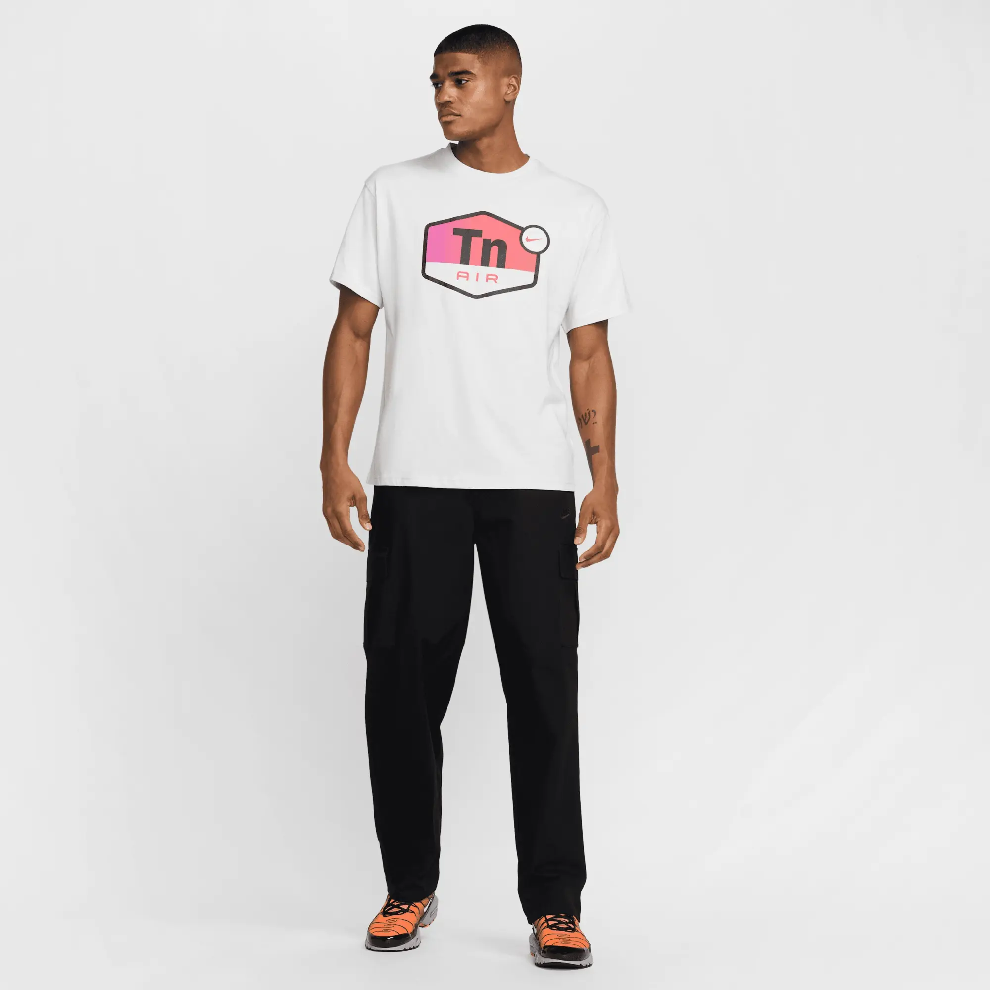 Nike Sportswear Men's Max90 T-Shirt - Grey - Cotton