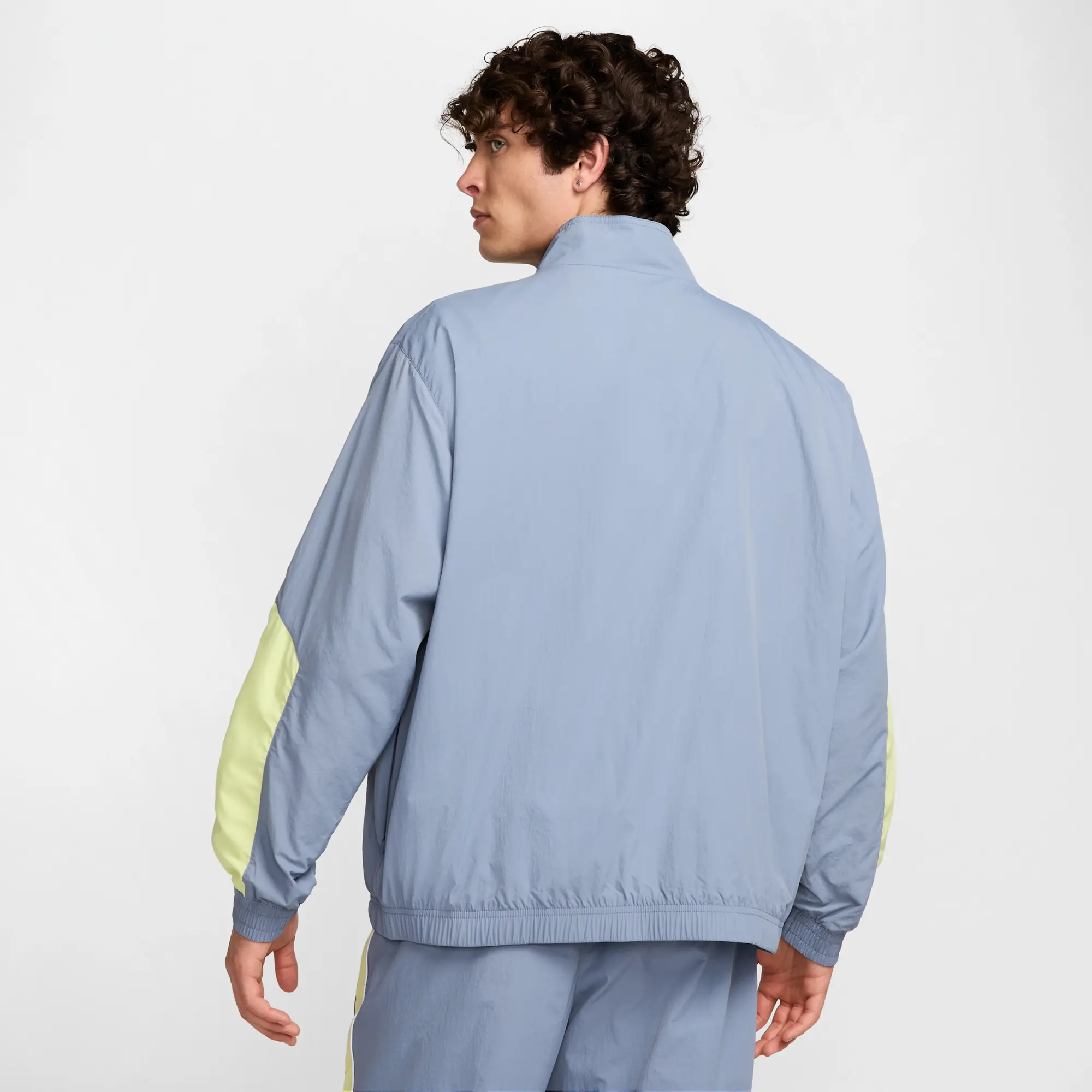 Nike Sportswear Men's Woven Tracksuit Jacket - Blue - Nylon
