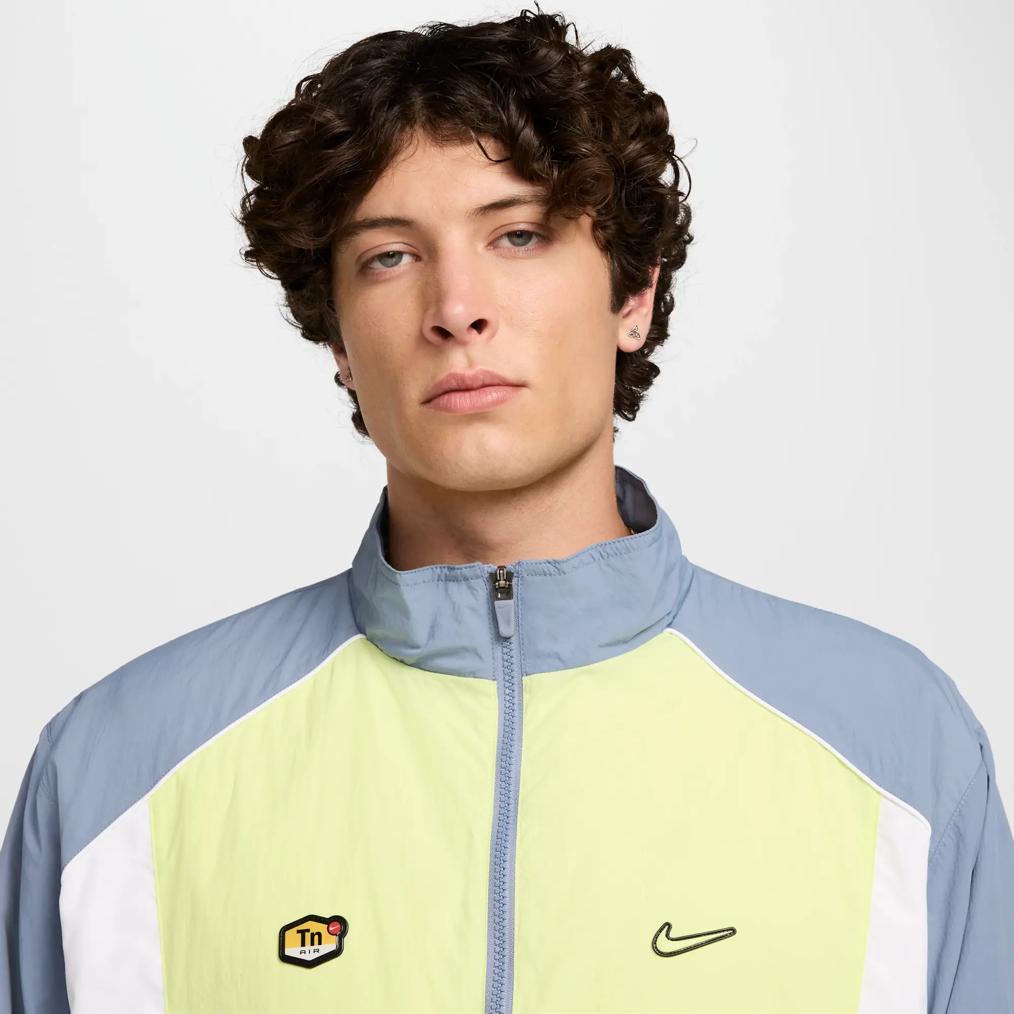 Nike Sportswear Men's Woven Tracksuit Jacket - Blue - Nylon