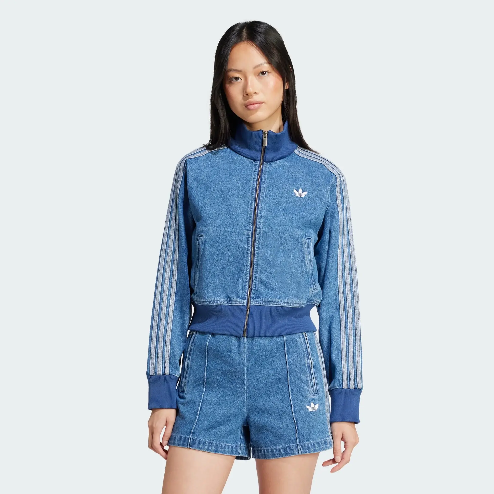 adidas Originals Women Adicolor Denim Track Top