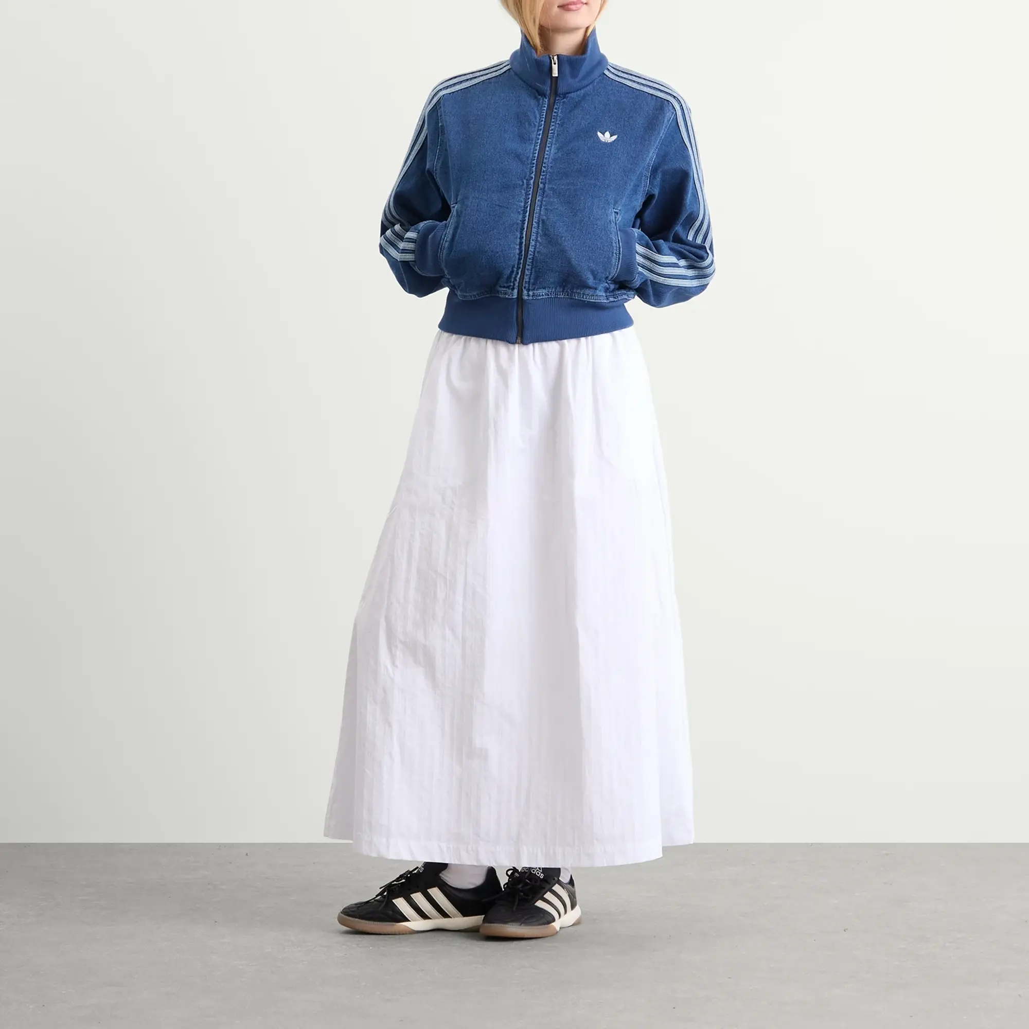 adidas Originals Women Adicolor Denim Track Top