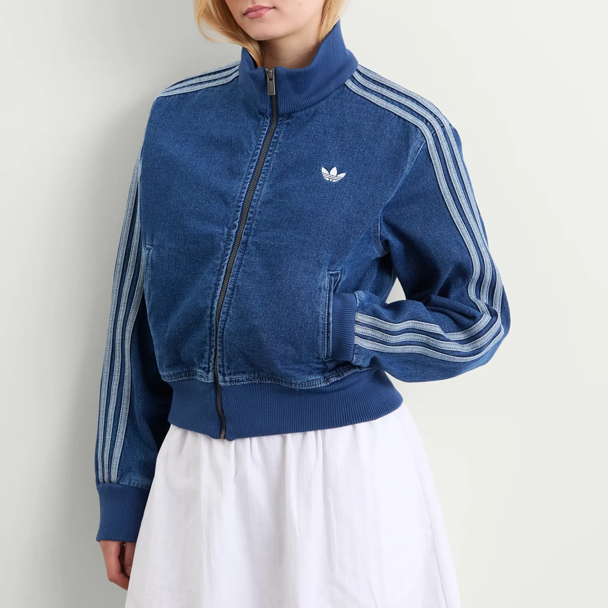 adidas Originals Women Adicolor Denim Track Top
