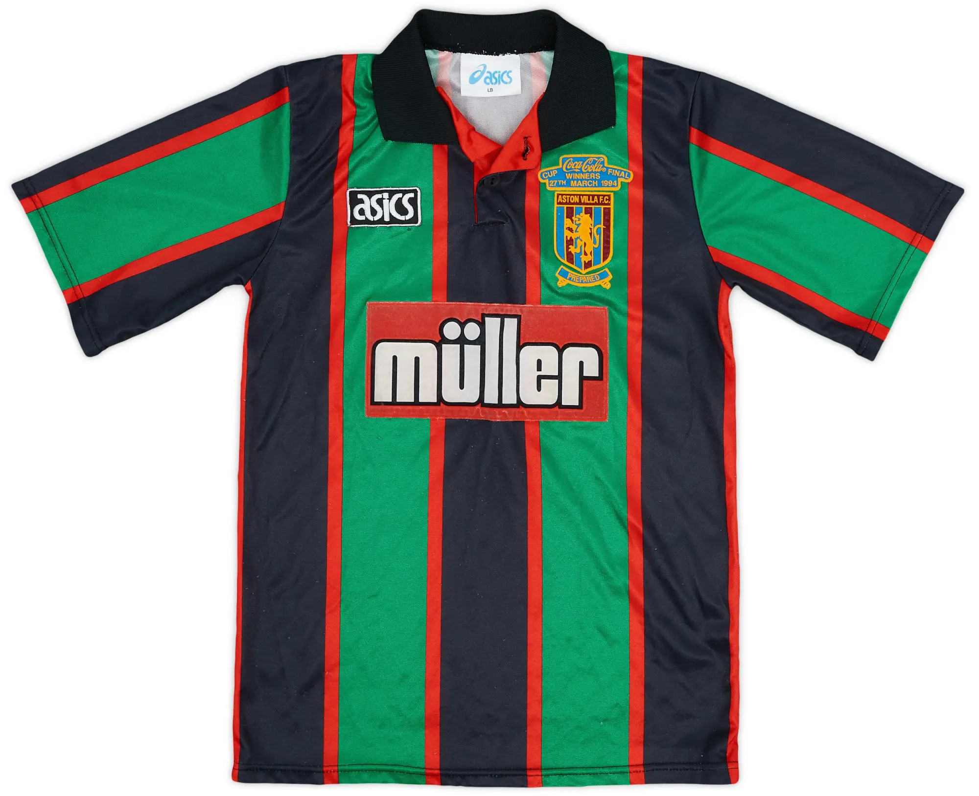 Asics 1993-95 Aston Villa Away Shirt - 8/10 - (L.Boys)