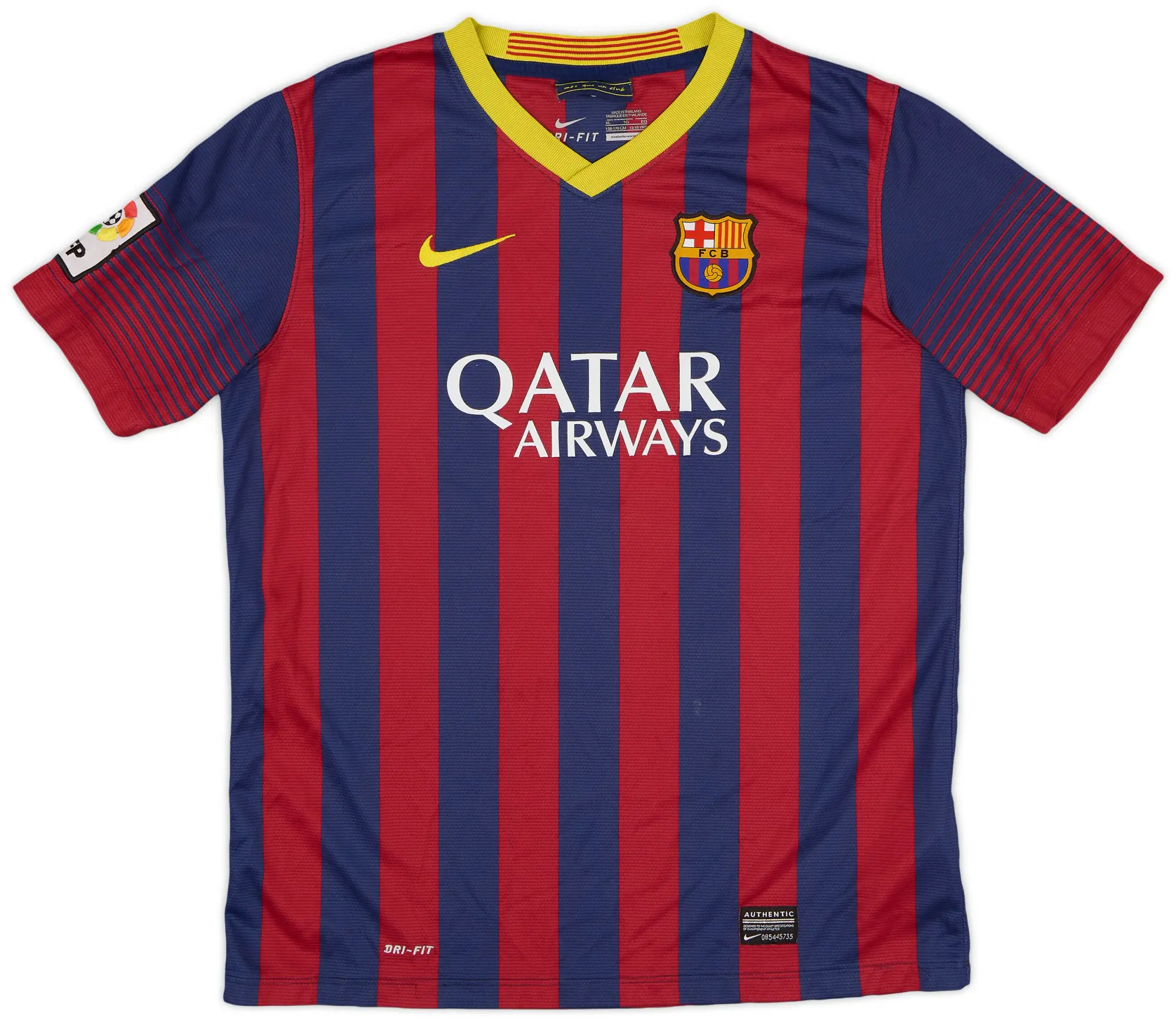 Nike 2013-14 Barcelona Home Shirt - 7/10 - (XL.Boys)
