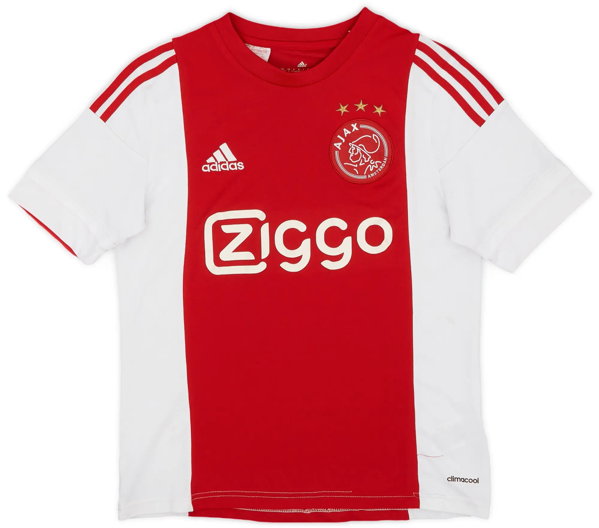 adidas 2015-16 Ajax Home Shirt - 6/10 - (L.Boys)