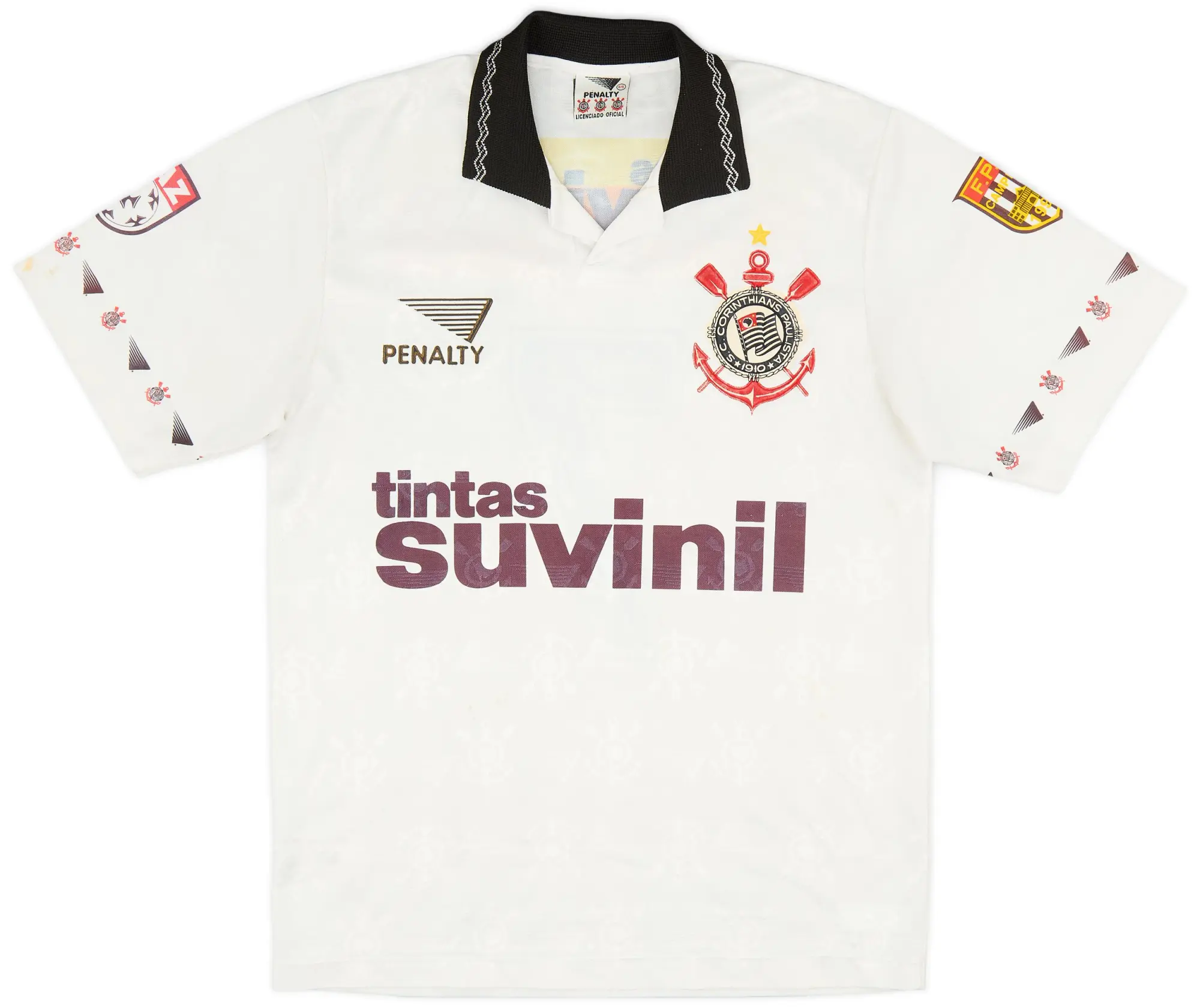 1995 Corinthians Home Shirt #7 - 6/10 - (S)