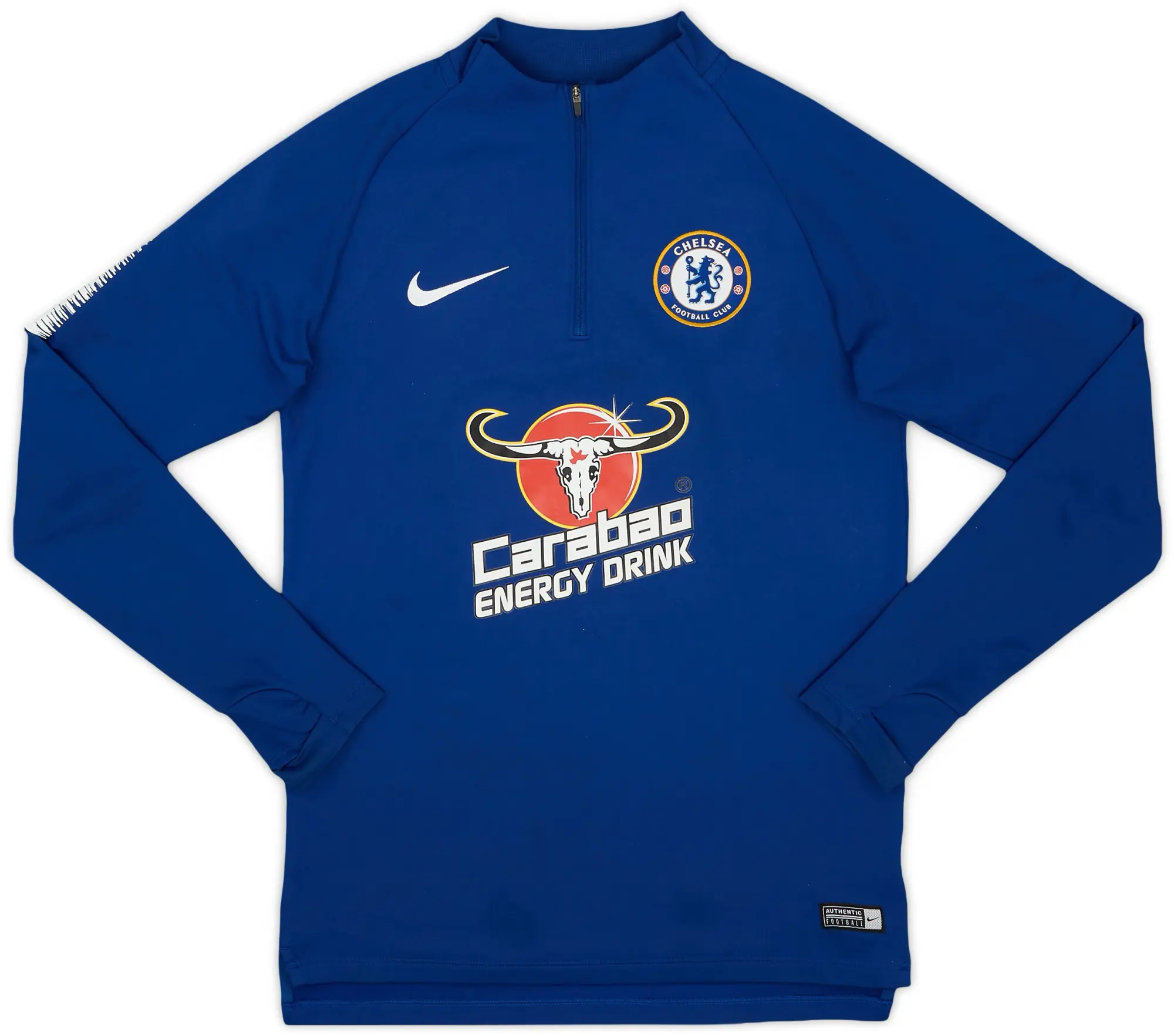 2018-19 Chelsea Nike 1/4 Zip Drill Top - 6/10 - (S)