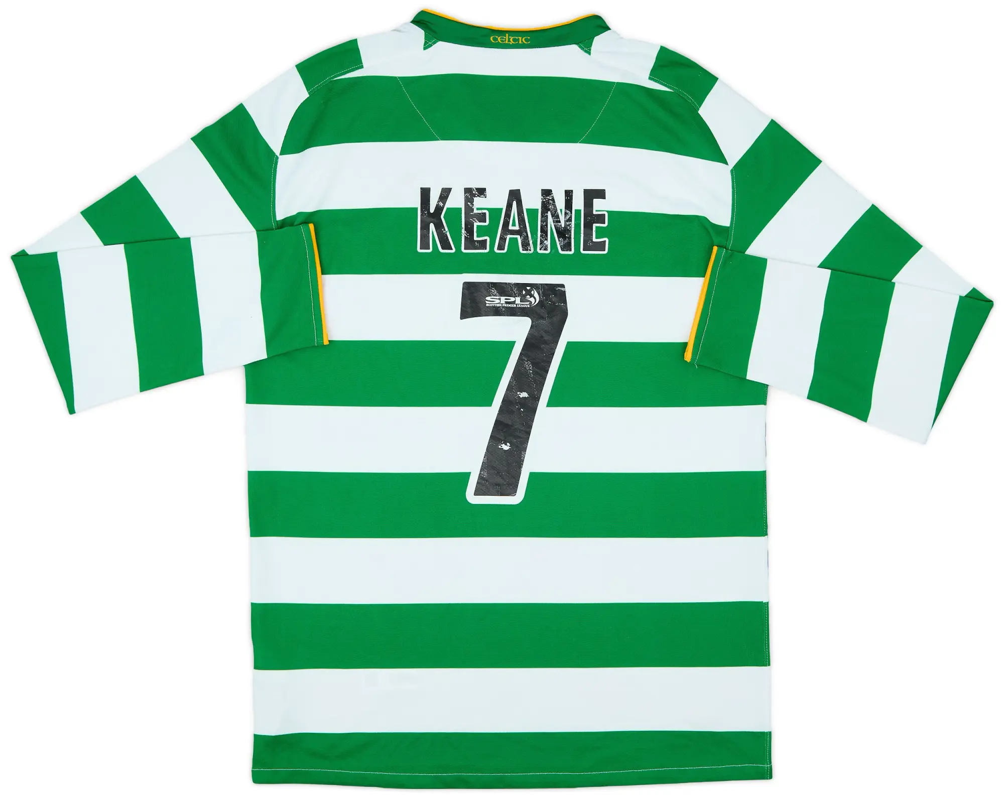 Nike 2008-10 Celtic Home L/S Shirt Keane #7 - 4/10 - (M)