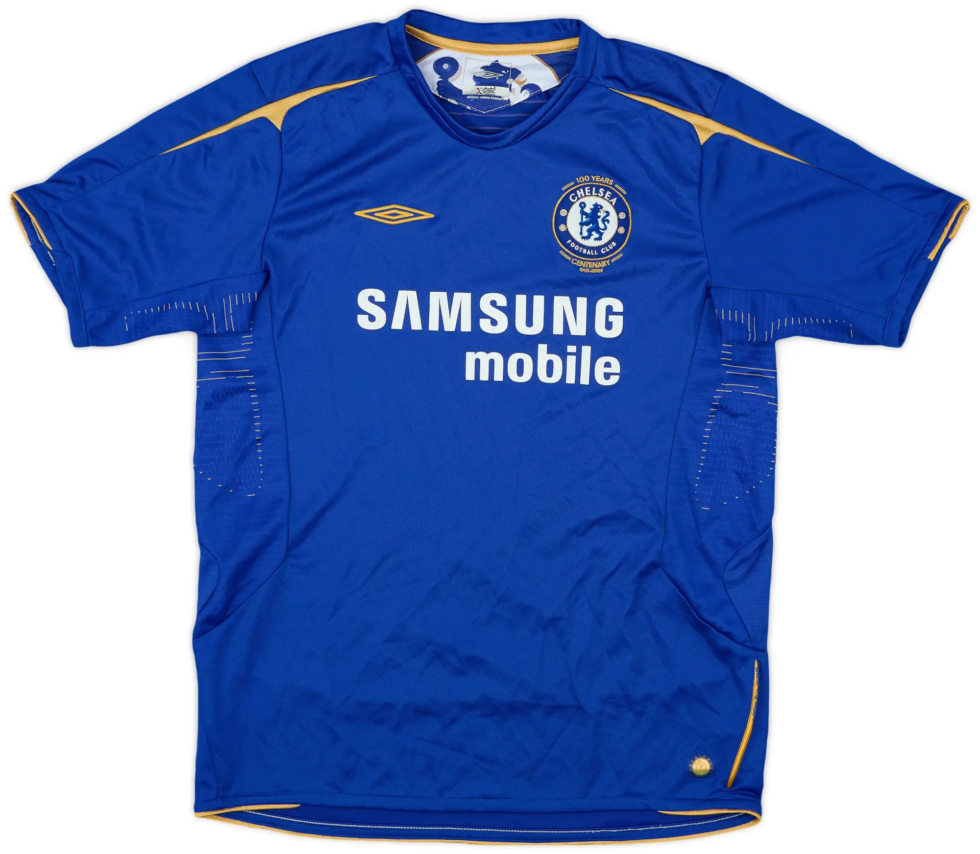 Umbro 2005-06 Chelsea Centenary Home Shirt - 8/10 - (XL.Boys)