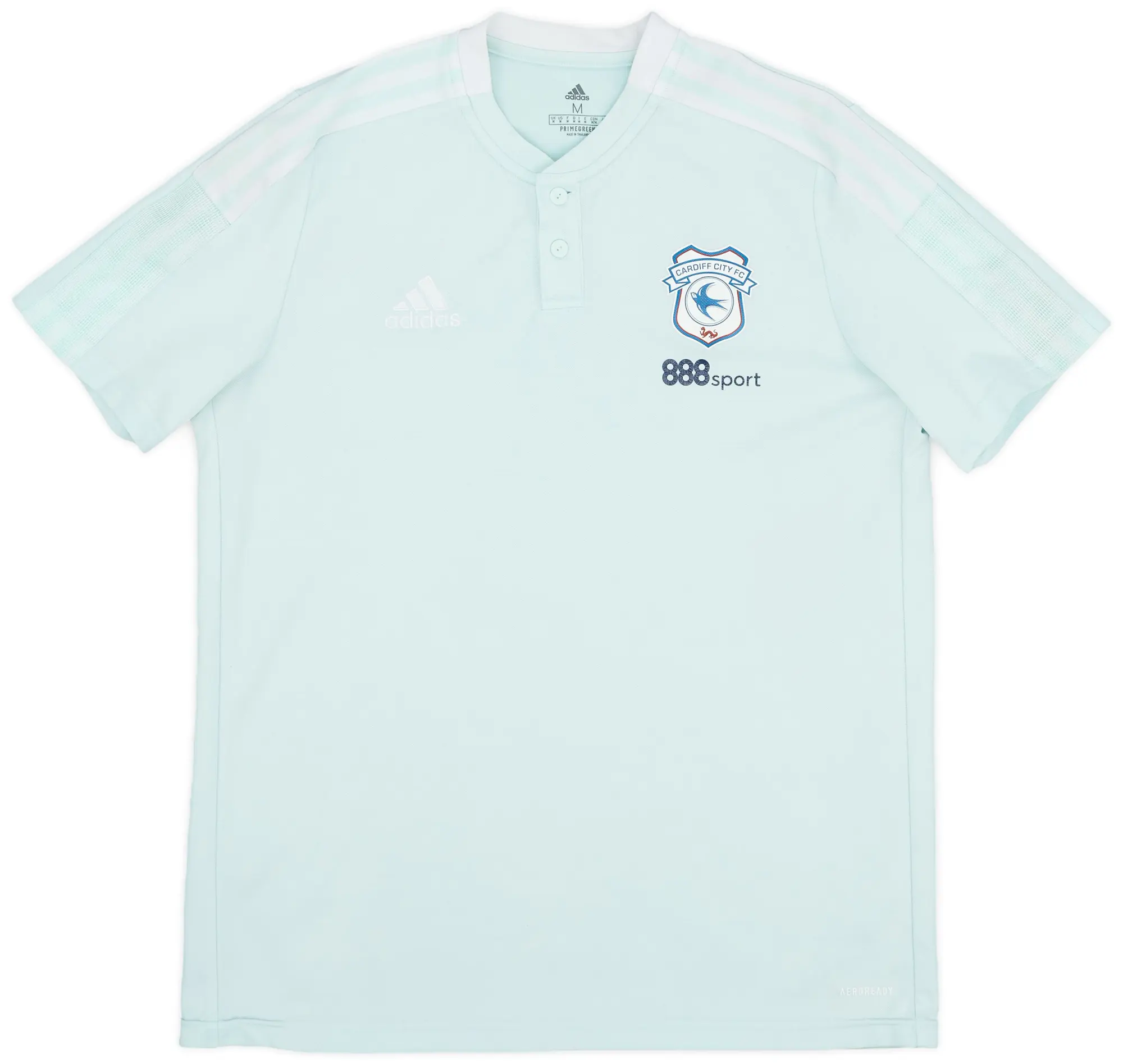2021-22 Cardiff City adidas Polo Shirt - 8/10 - (M)