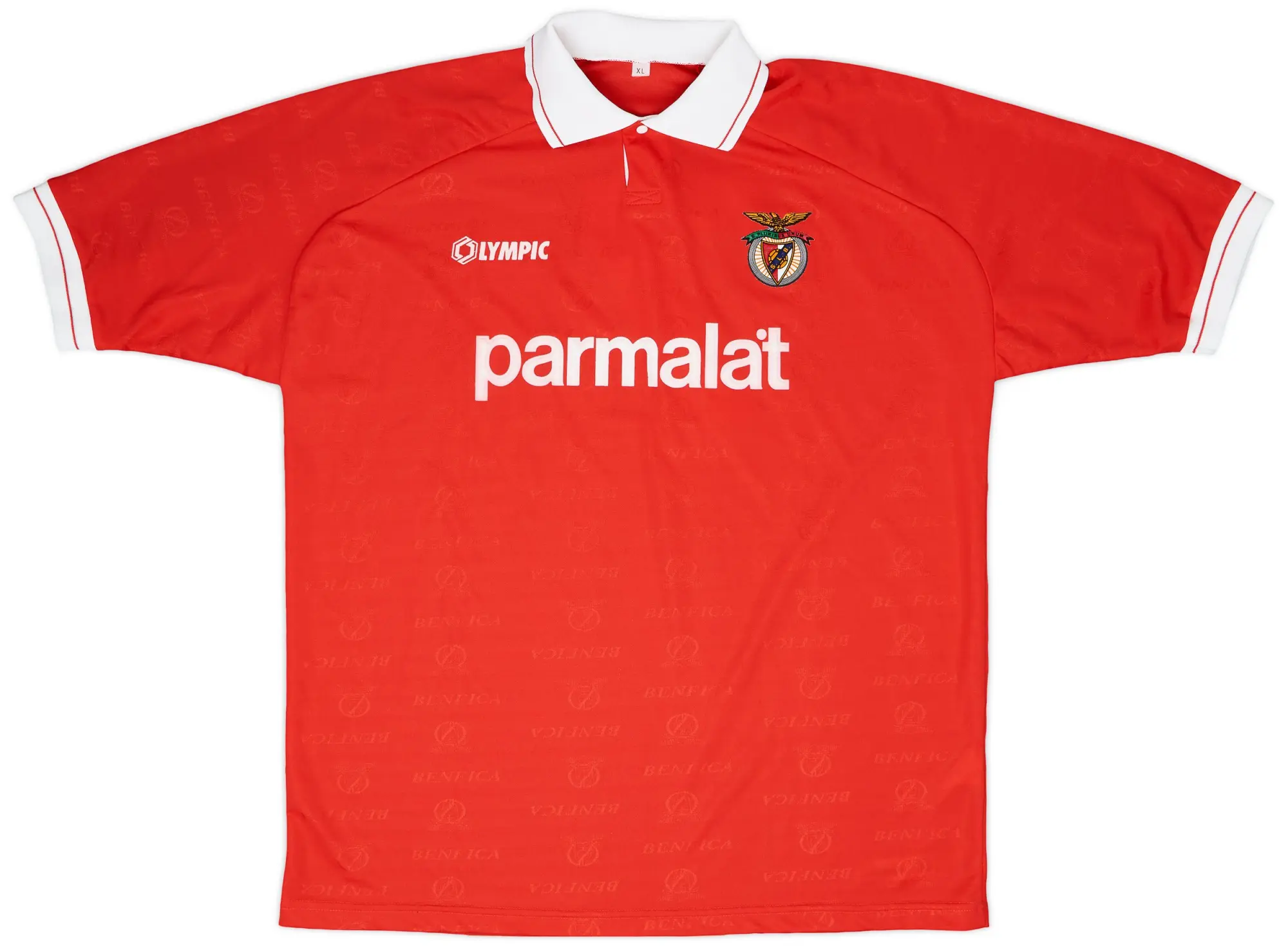 1995-96 Benfica Match Worn Home Shirt #7