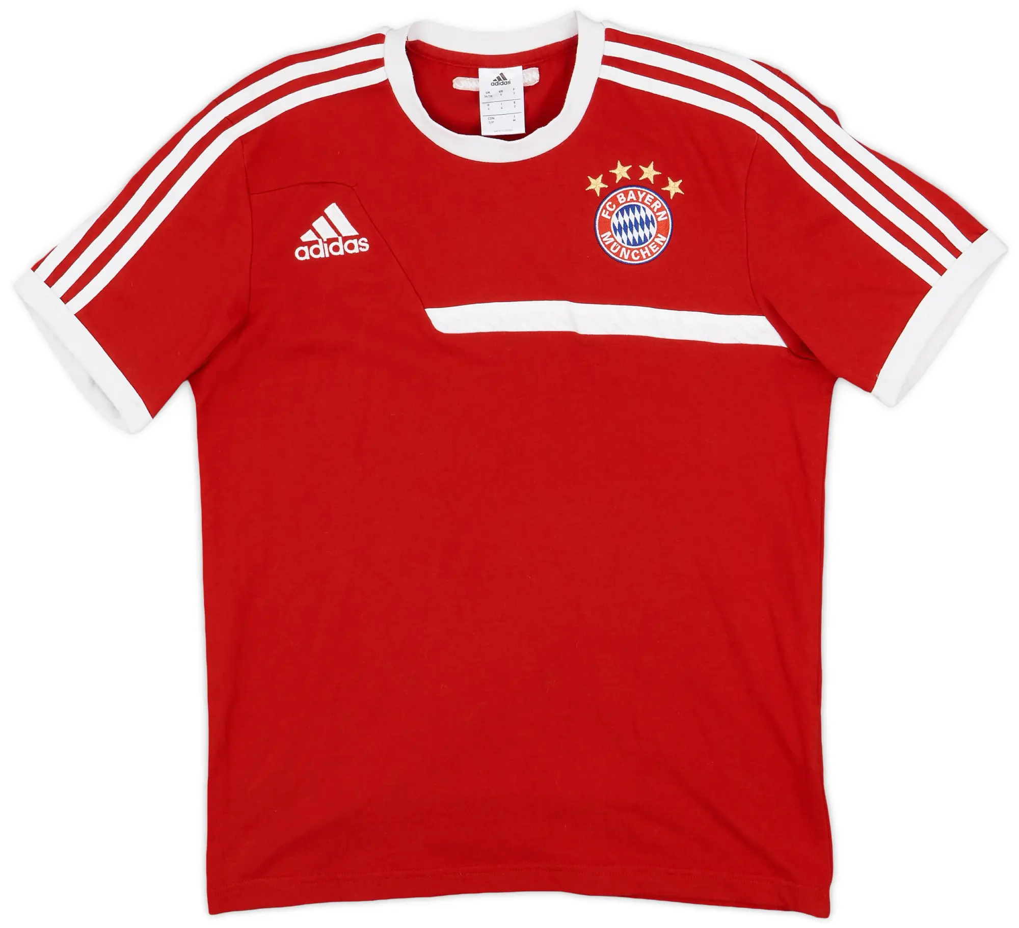 2013-14 Bayern Munich adidas Cotton Tee - 8/10 - (S)