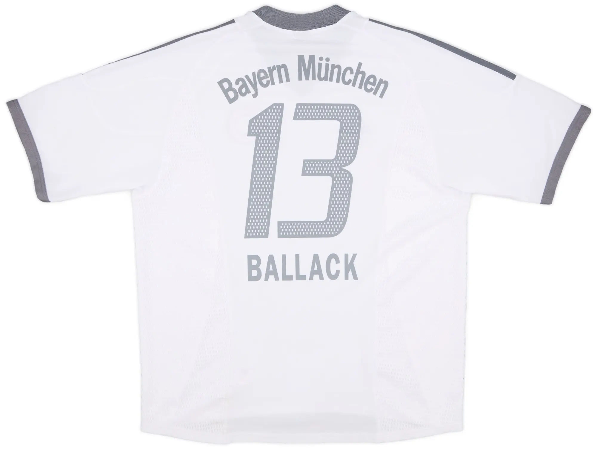 adidas 2002-03 Bayern Munich Away Shirt Ballack #13 - 7/10 - (XL)