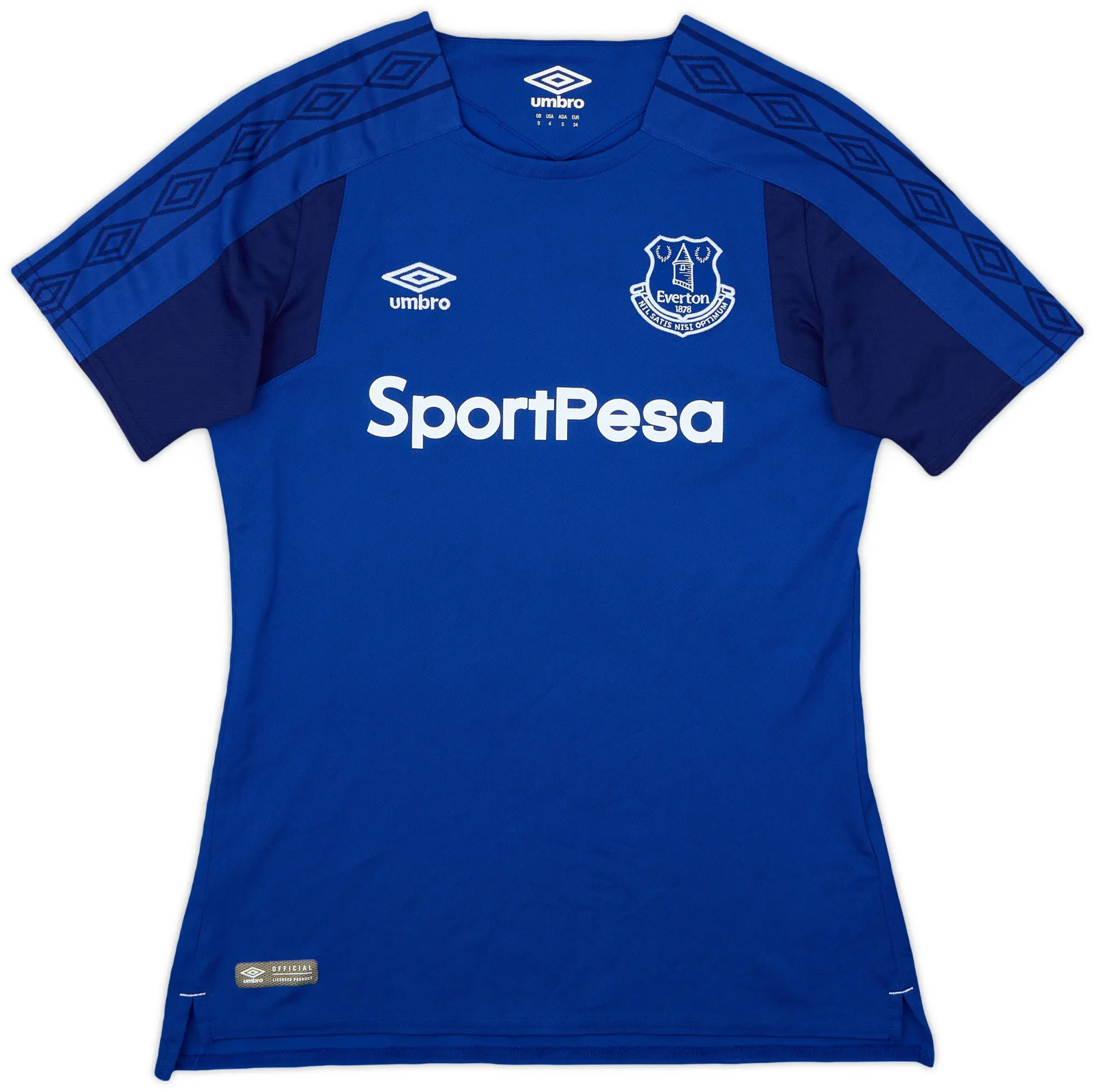 Umbro 2017-18 Everton Home Shirt - 8/10 - (Women's S)