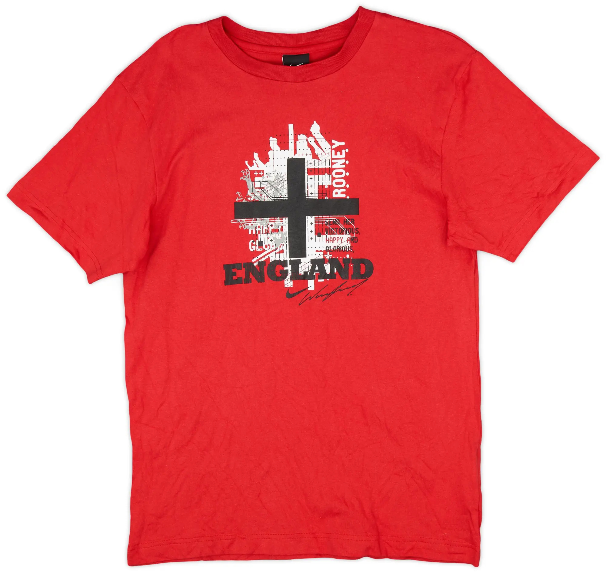 2010 England Nike Fan Tee - 9/10 - (XL.Boys)