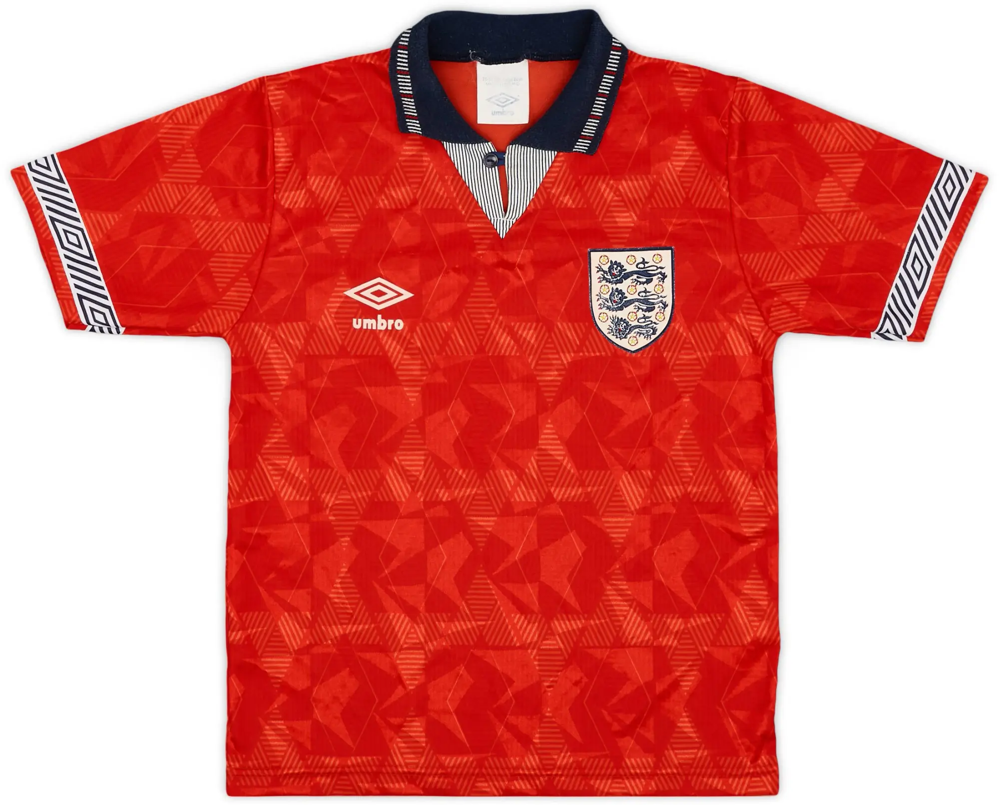 Umbro 1990-93 England Away Shirt - 8/10 - (L.Boys)