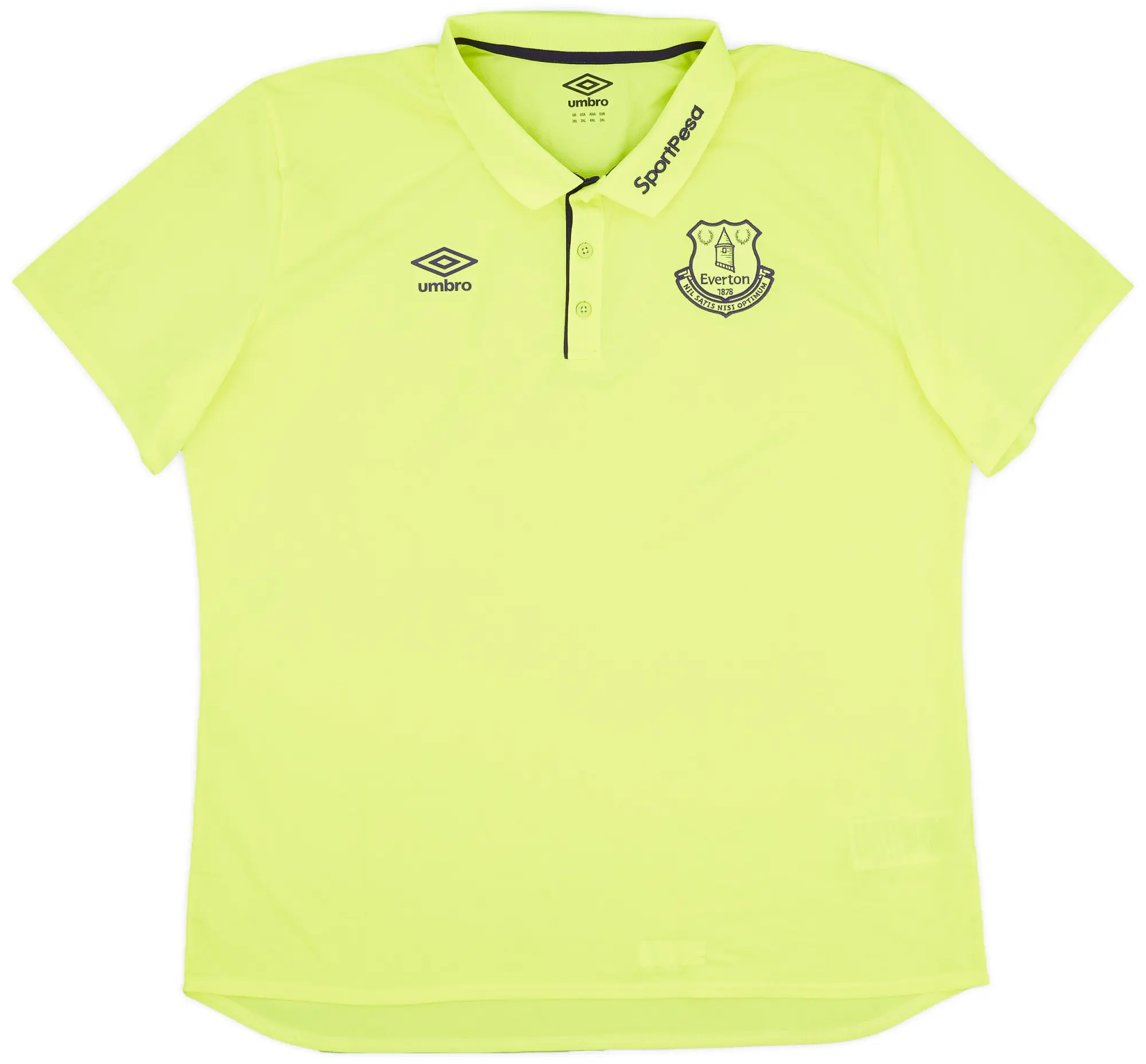 2018-19 Everton Umbro Polo Shirt - 9/10 - (3XL)