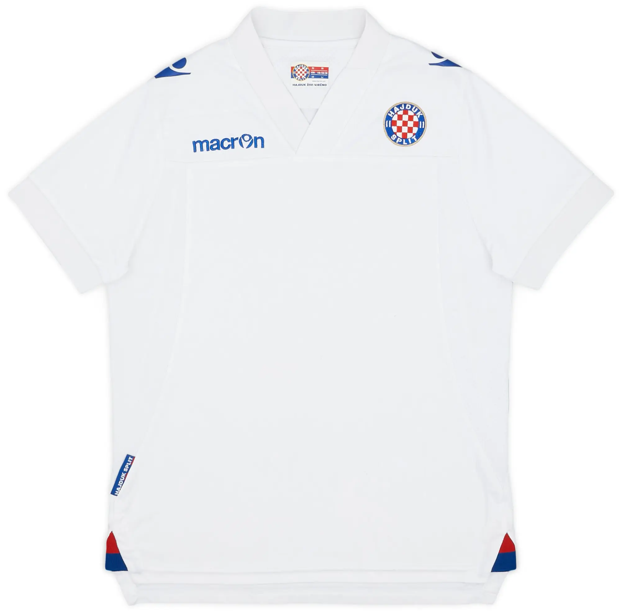 Macron 2013-14 Hajduk Split Home Shirt - 8/10 - (XS)