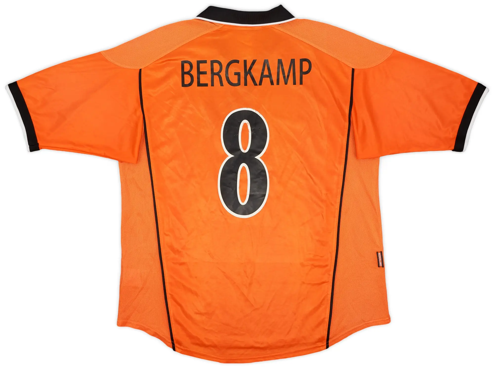 Nike 1998-00 Netherlands Home Shirt Bergkamp #8 - 7/10 - (XL)