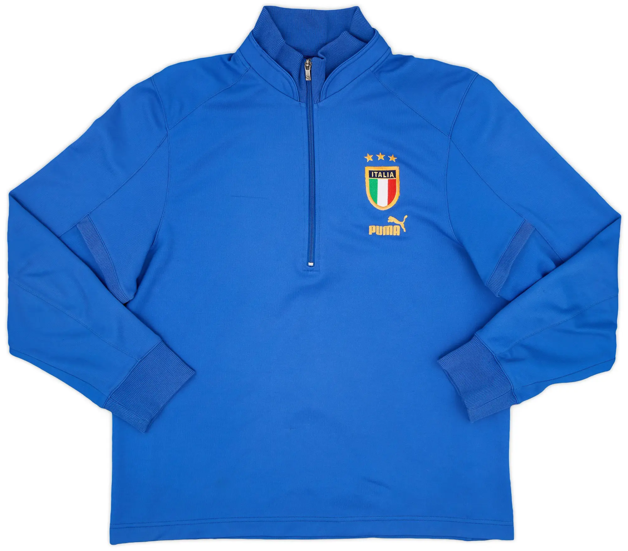 2004-06 Italy Puma 1/2 Zip Drill Top - 8/10 - (XL)