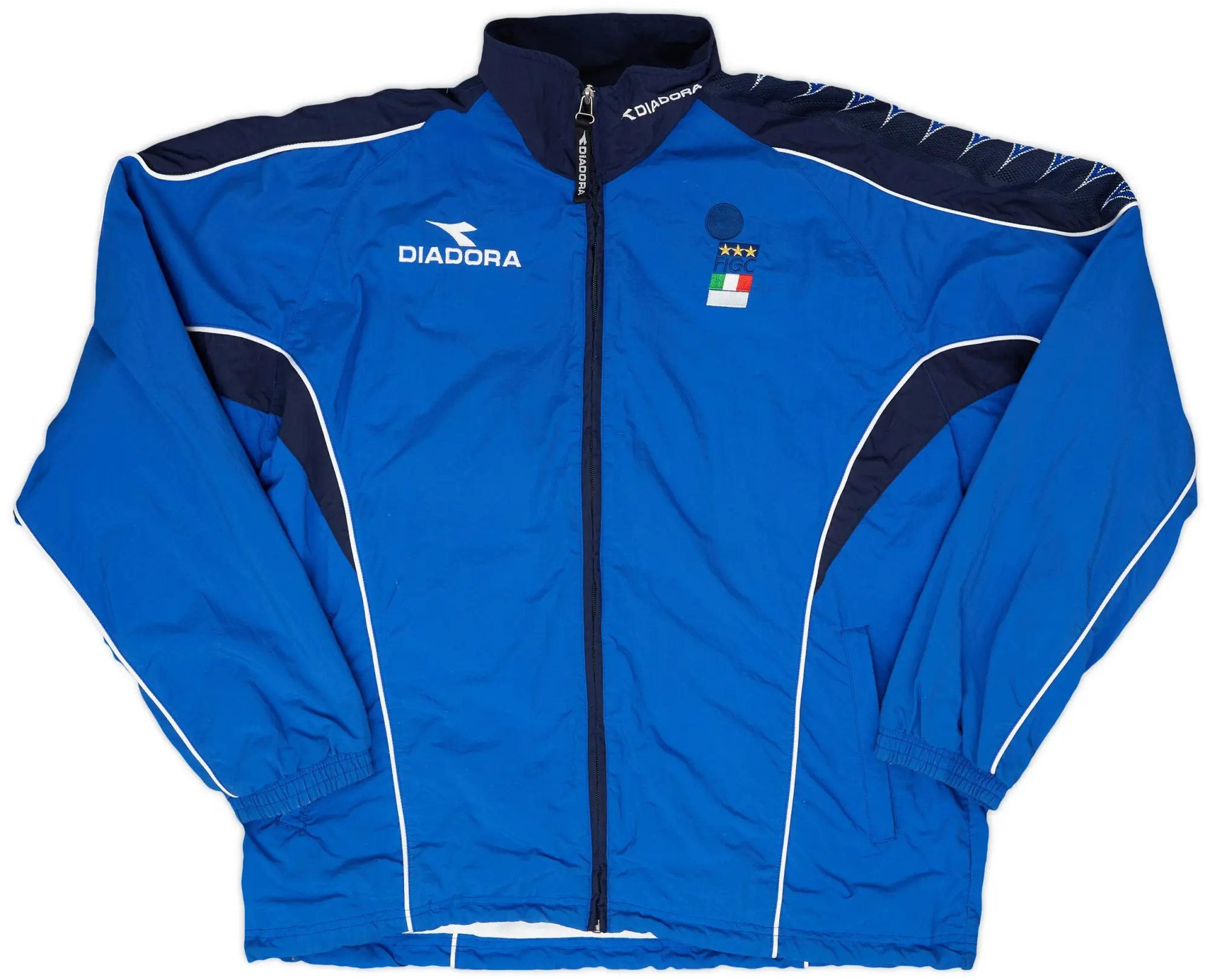 1999-00 Italy Diadora Referee Track Jacket - 8/10 - (L)