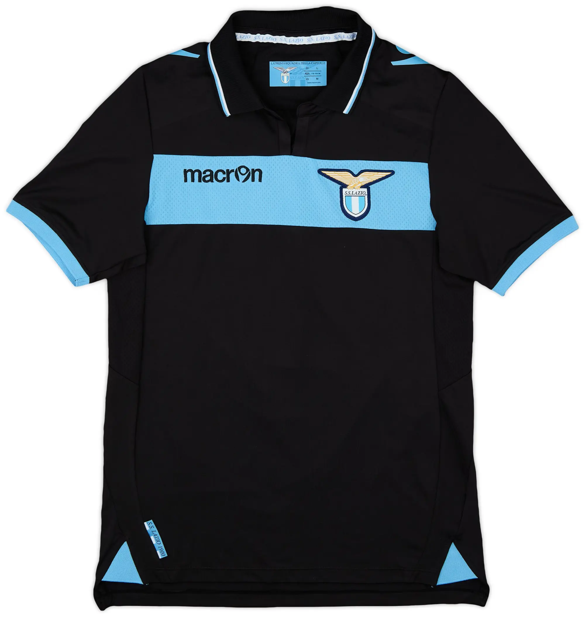 Macron 2012-13 Lazio Away Shirt #6 - 6/10 - (L)
