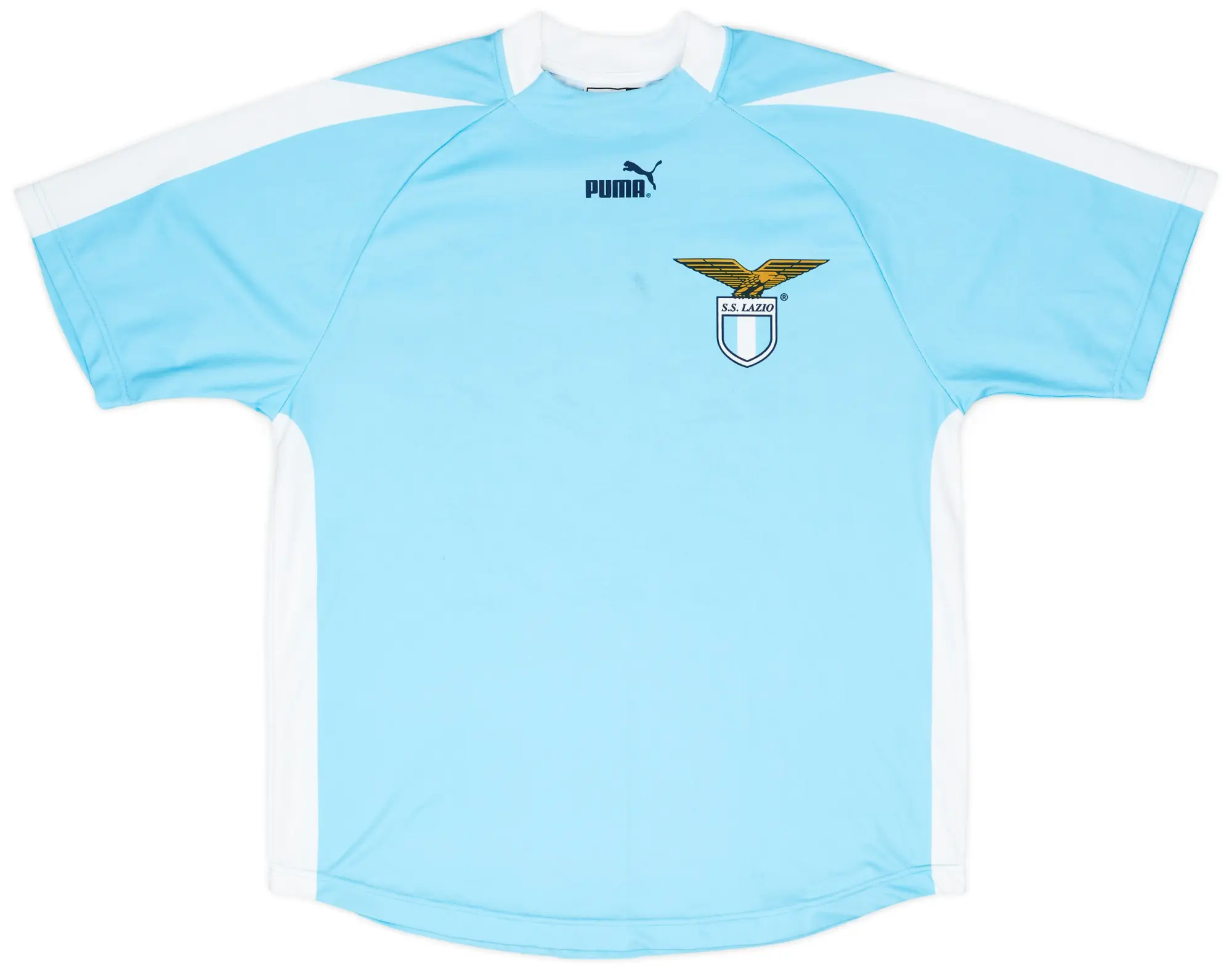 Puma 2003-04 Lazio 'Signed' Basic Home Shirt - 5/10 - (M)