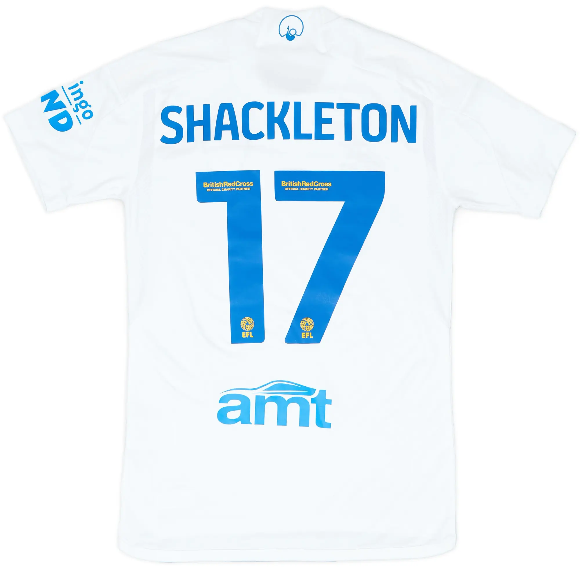 adidas 2023-24 Leeds Match Issue Home Shirt Shackleton #17