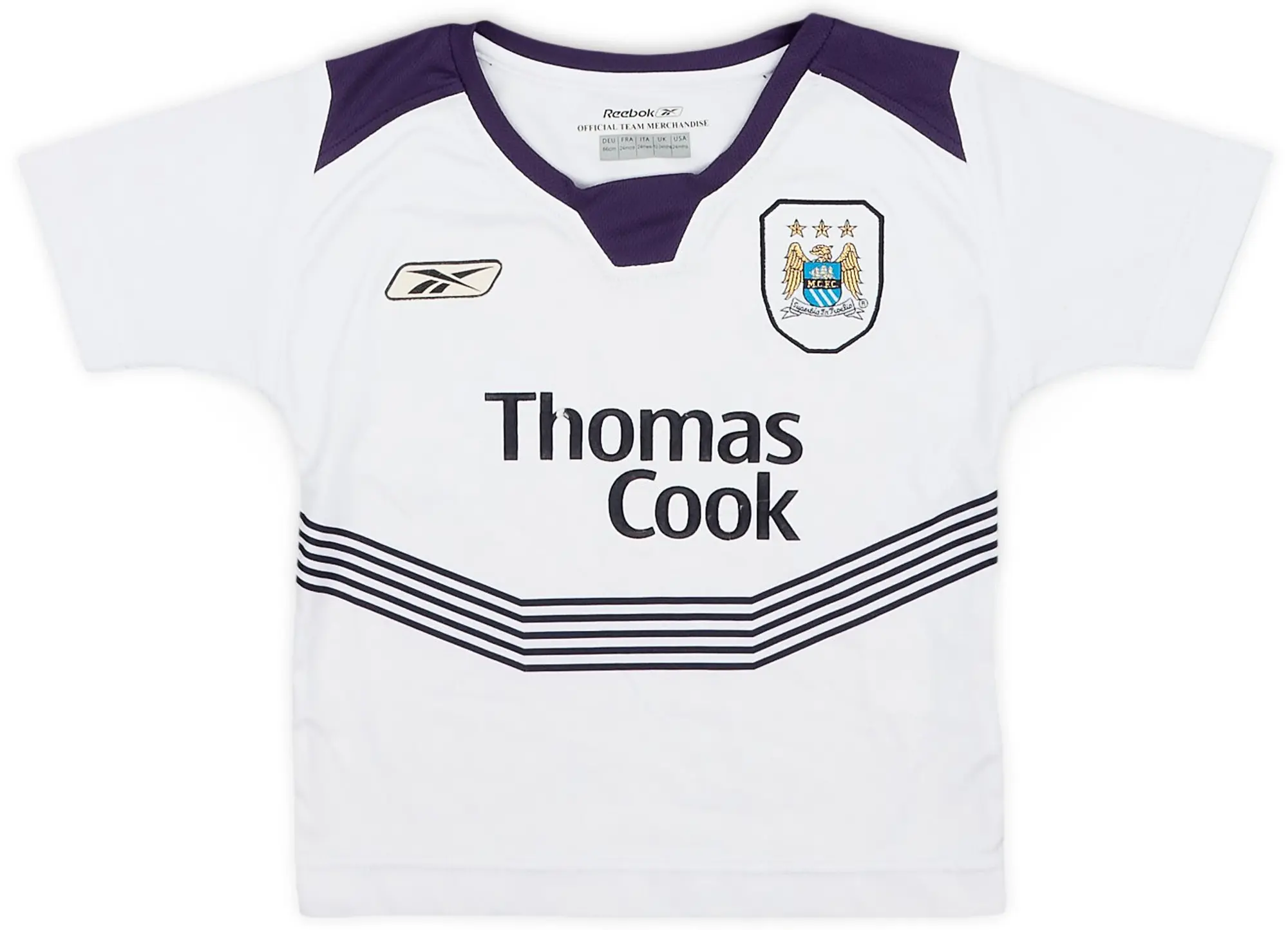 Reebok 2004-05 Manchester City Away Shirt - 5/10 - (18-24 Months)