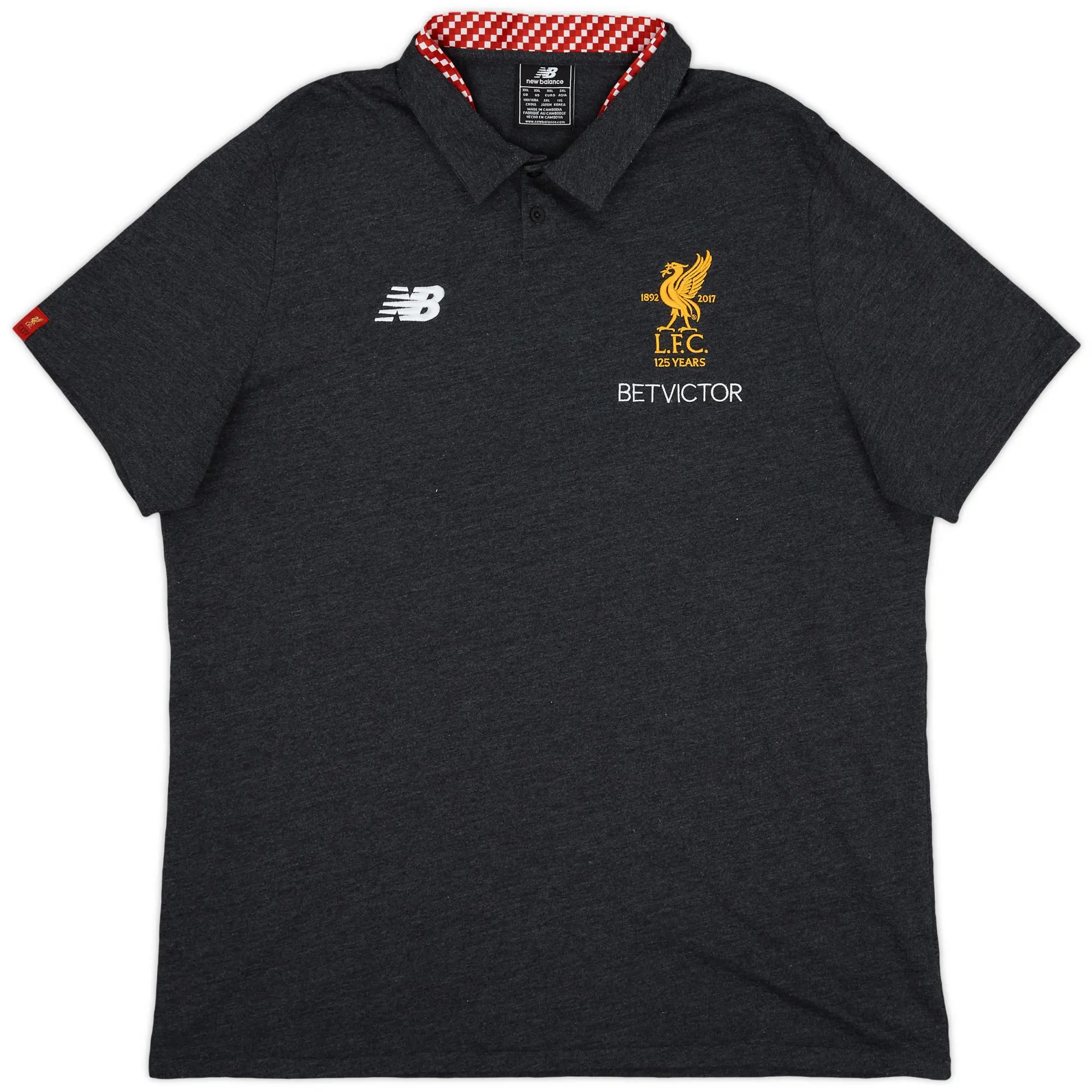 2017-18 Liverpool New Balance Polo Shirt - 8/10 - (XXL)