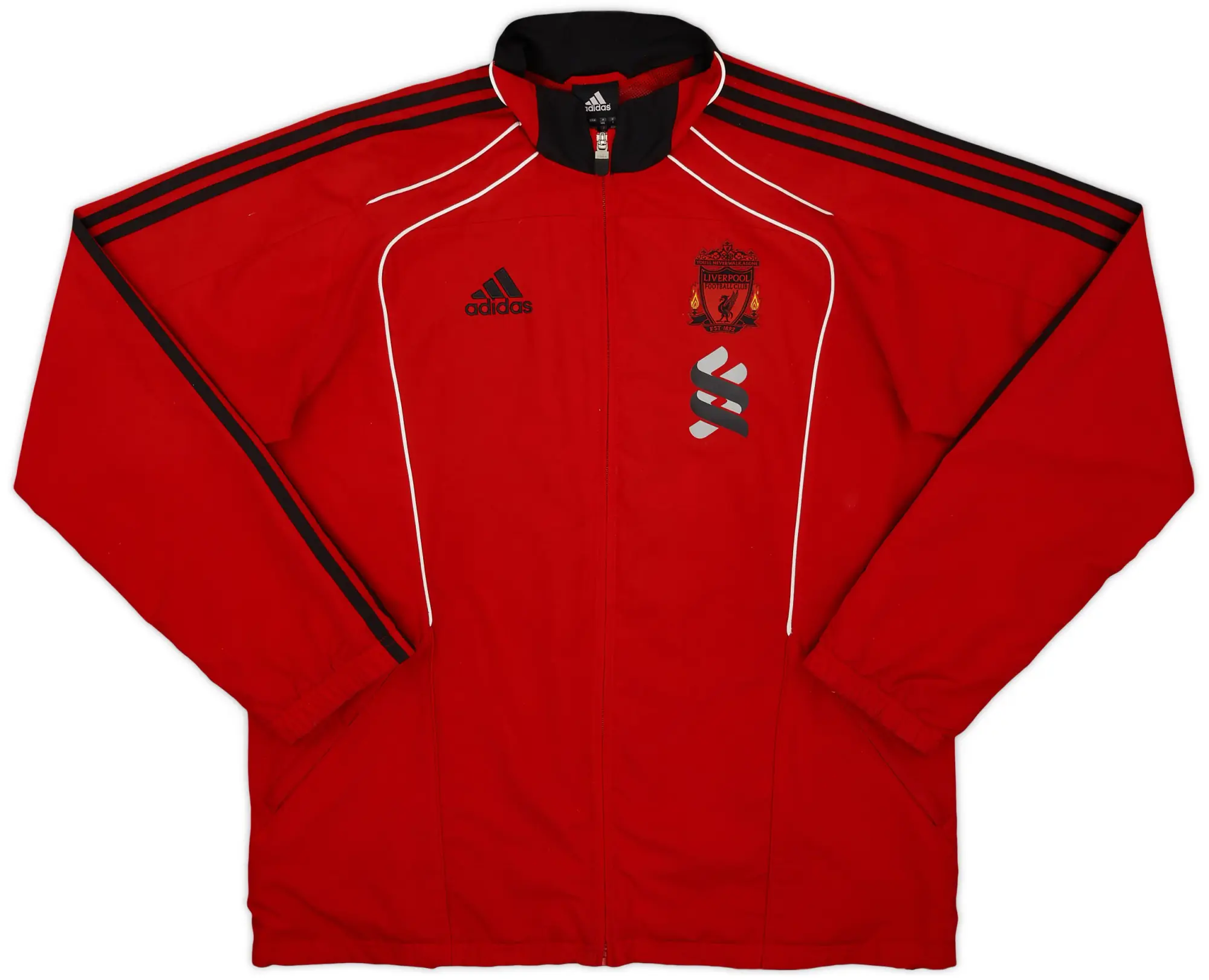 2010-11 Liverpool adidas Track Jacket - 9/10 - (L)